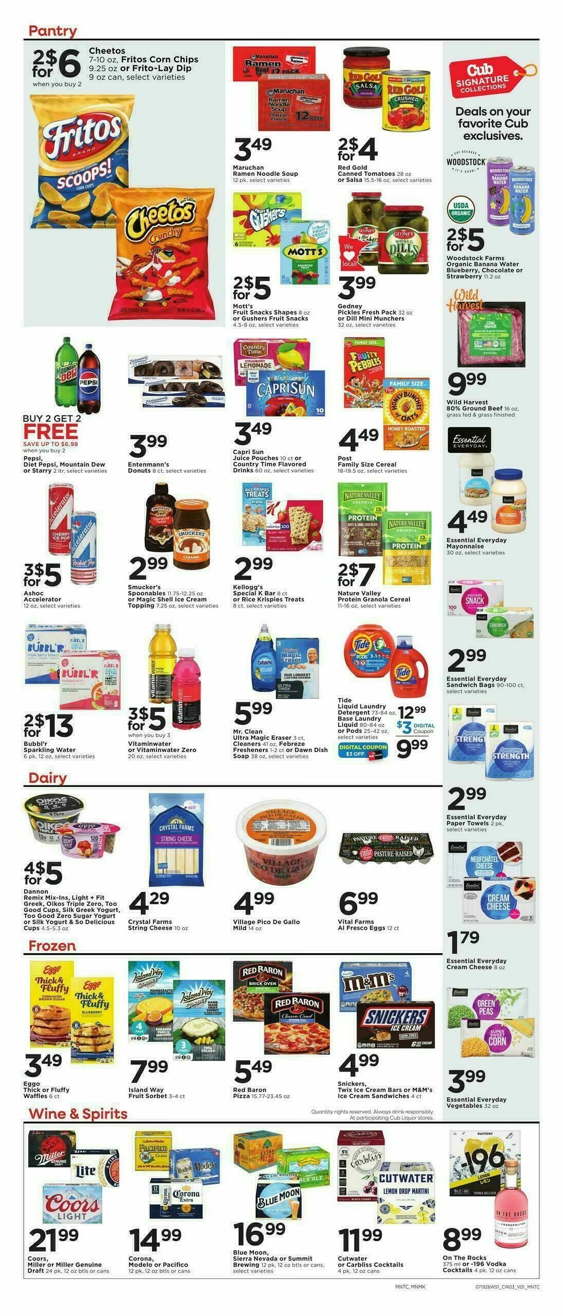 Cub Foods Weekly Ad from July 19