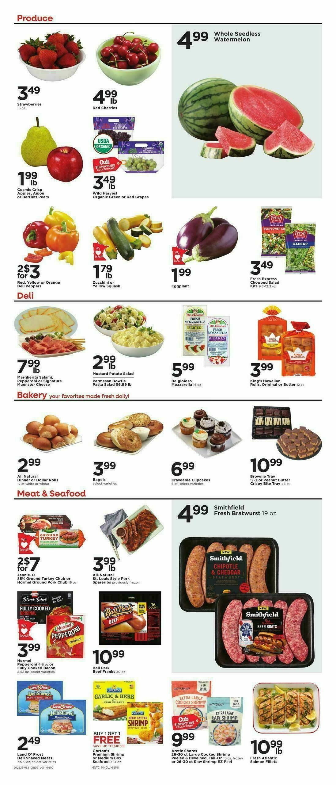 Cub Foods Weekly Ad from July 26