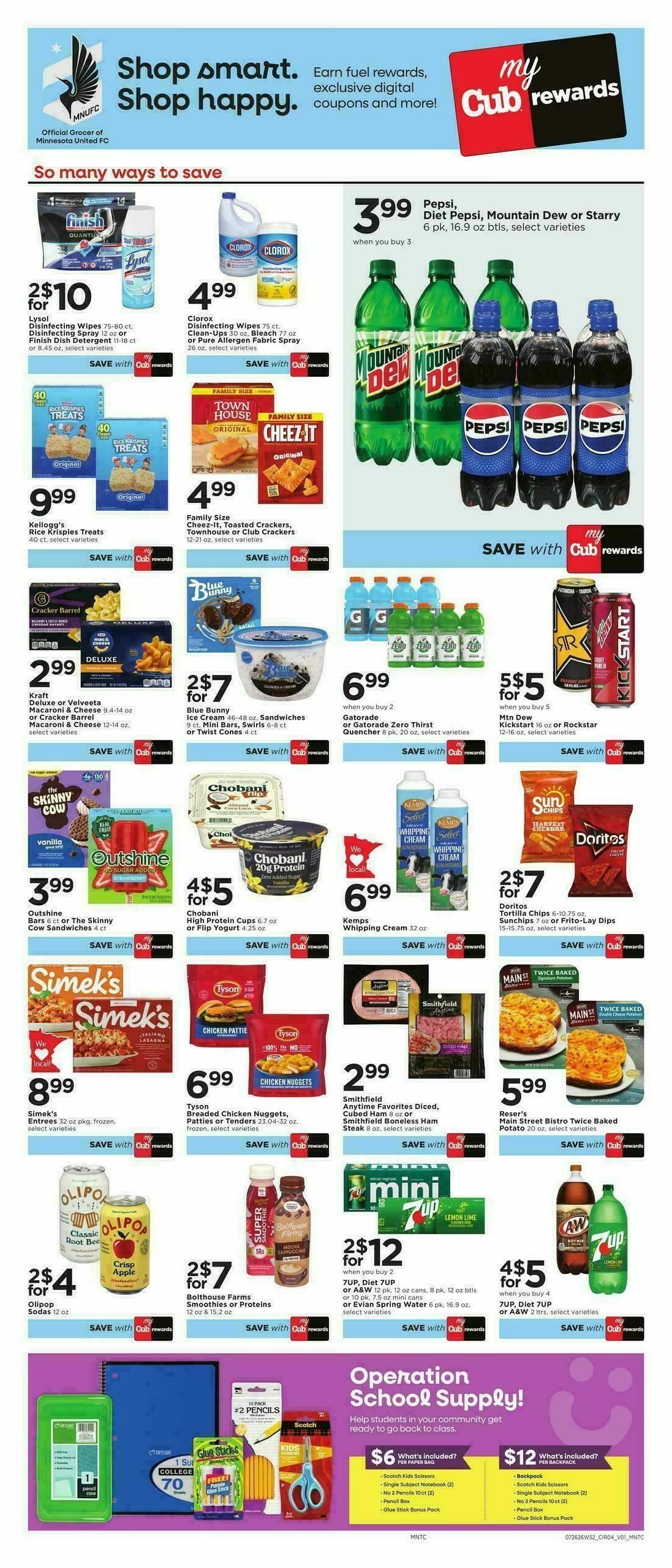 Cub Foods Weekly Ad from July 26