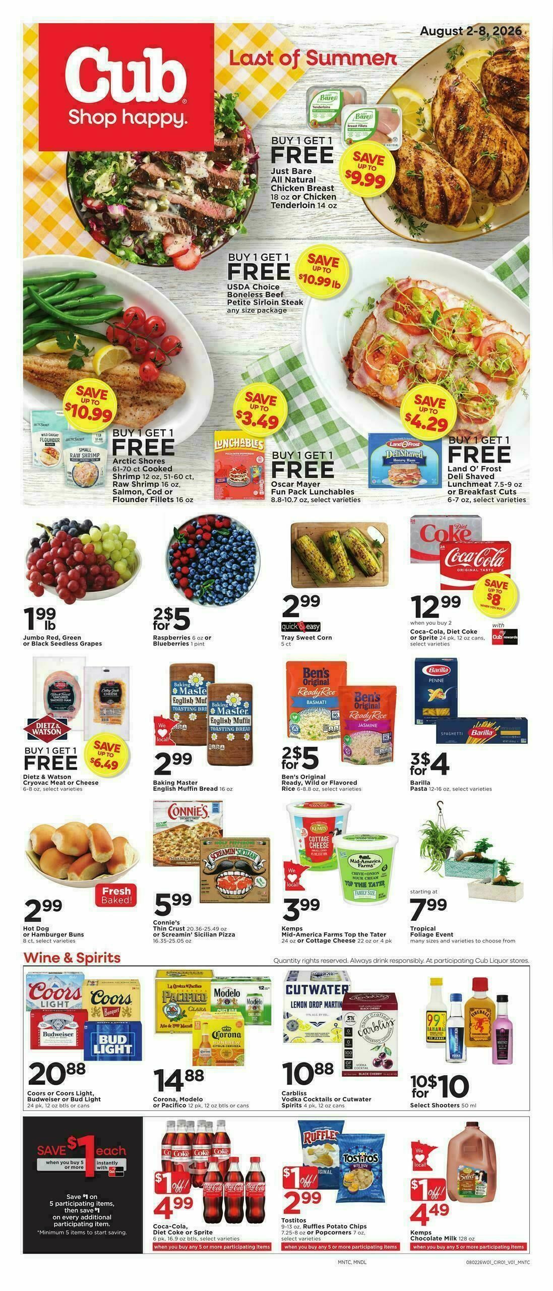 Cub Foods Weekly Ad from August 2