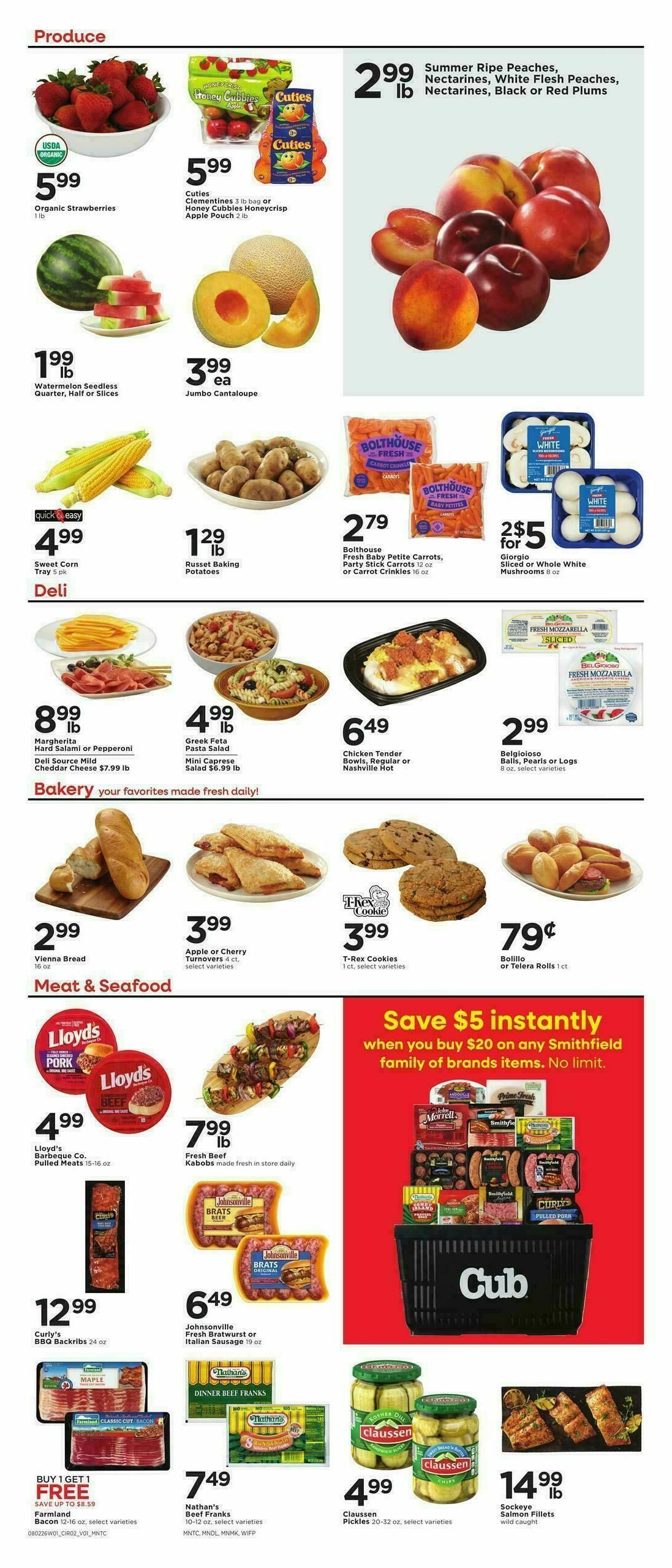 Cub Foods Weekly Ad from August 2