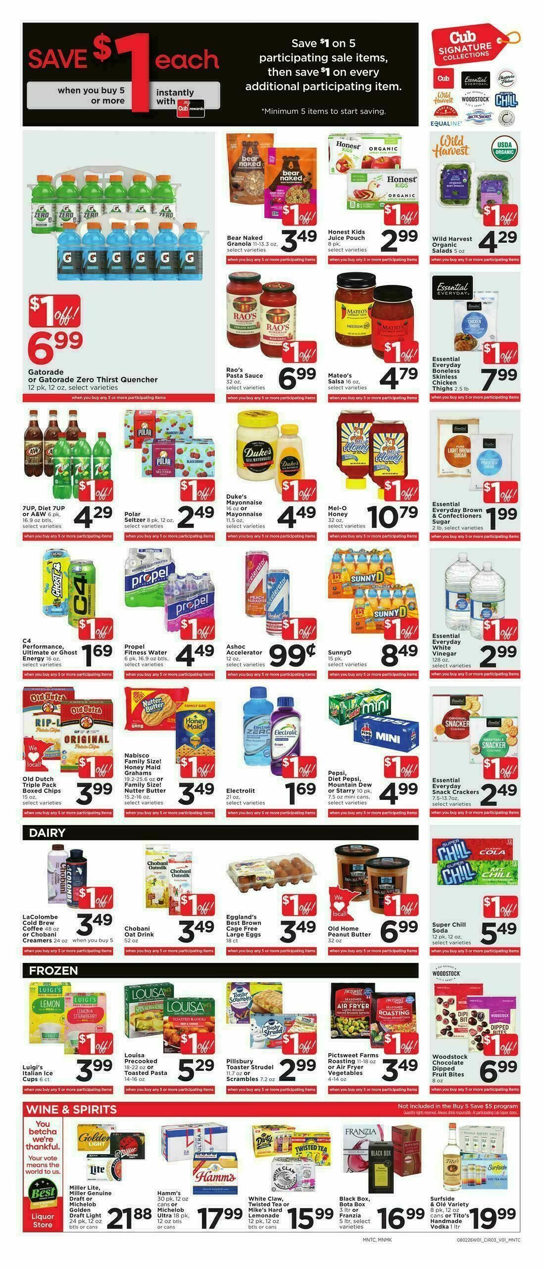 Cub Foods Weekly Ad from August 2