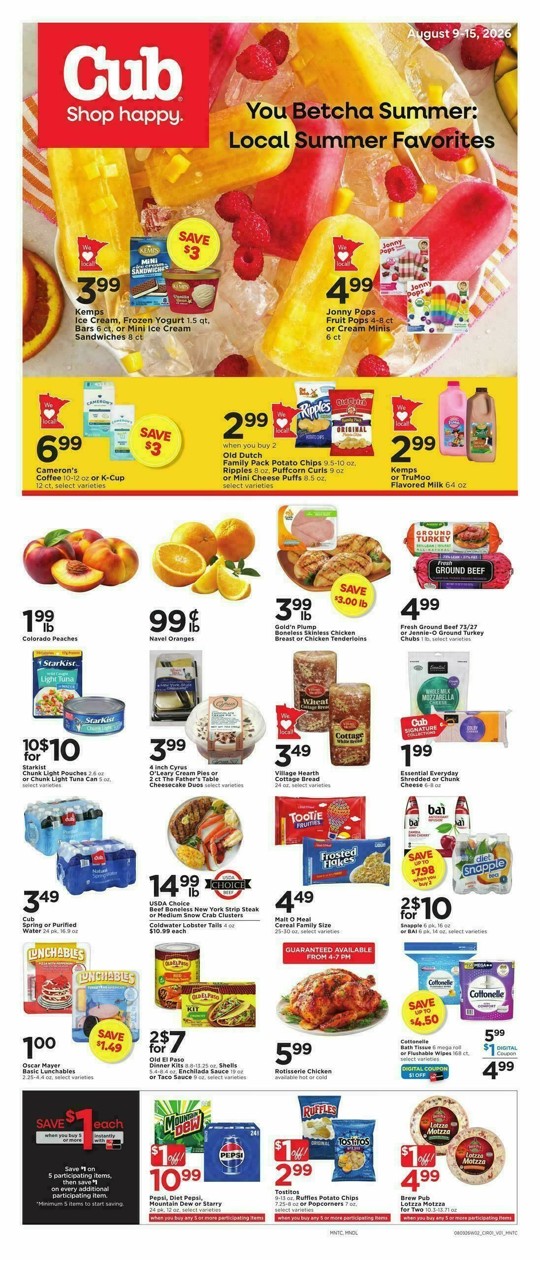 Cub Foods Weekly Ad from August 9