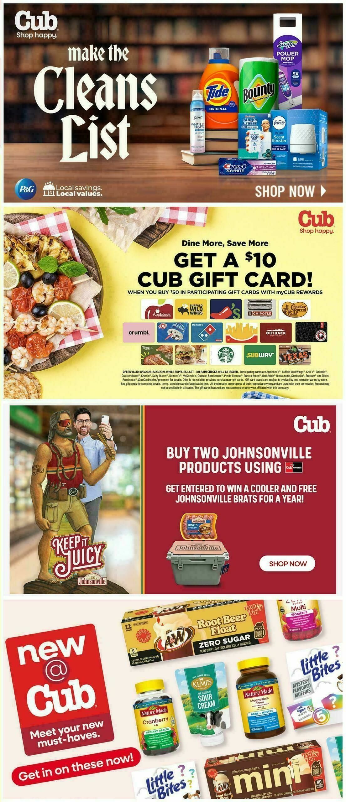 Cub Foods Weekly Ad from August 9