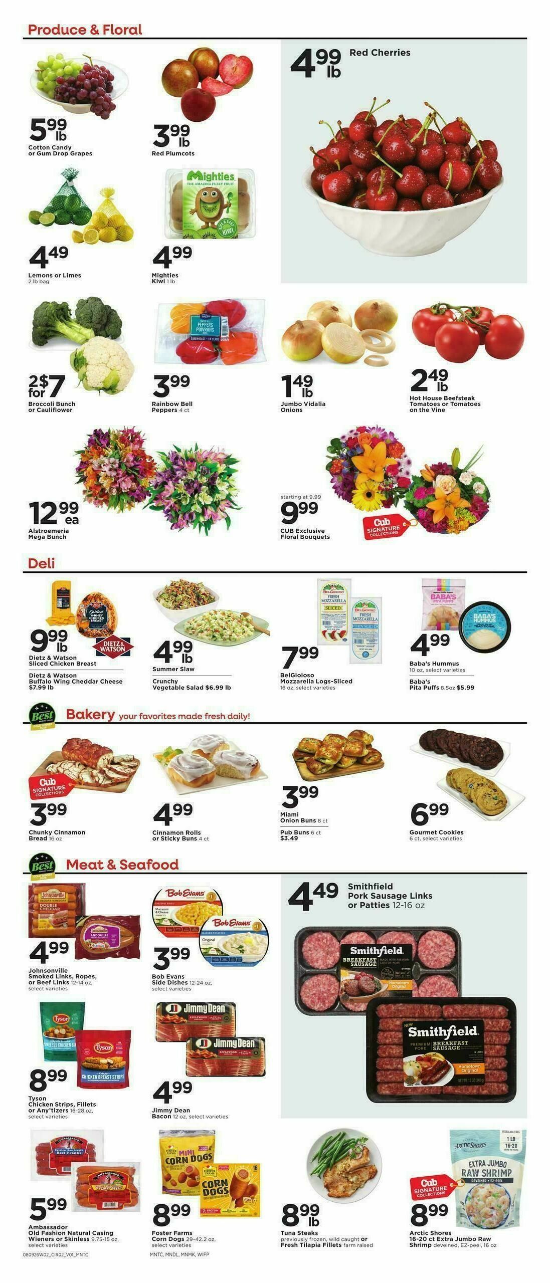 Cub Foods Weekly Ad from August 9