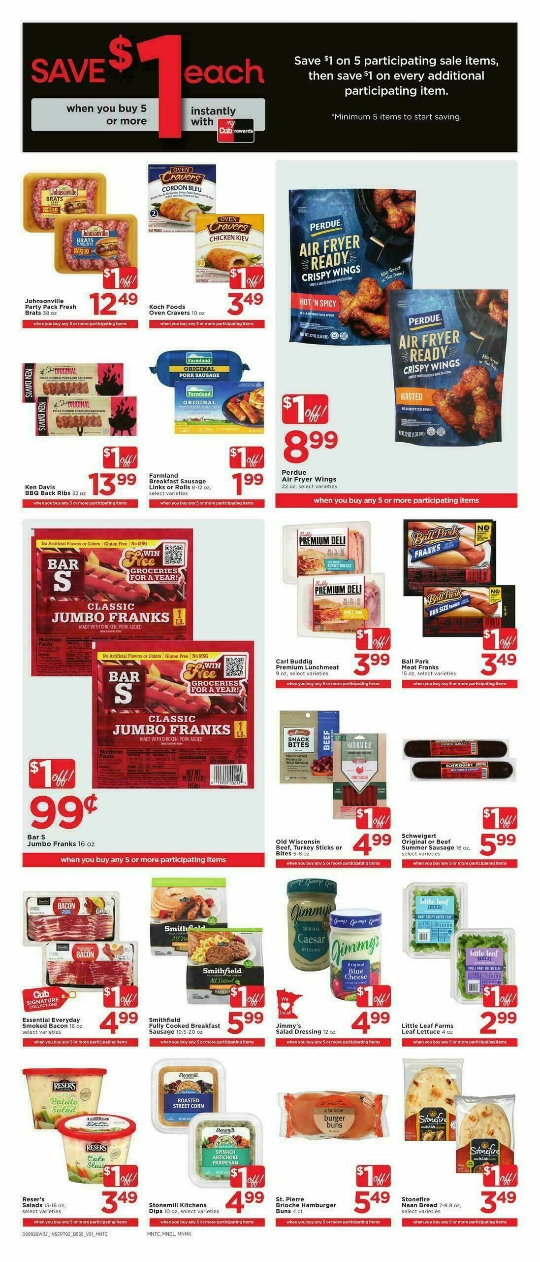 Cub Foods Weekly Ad from August 9