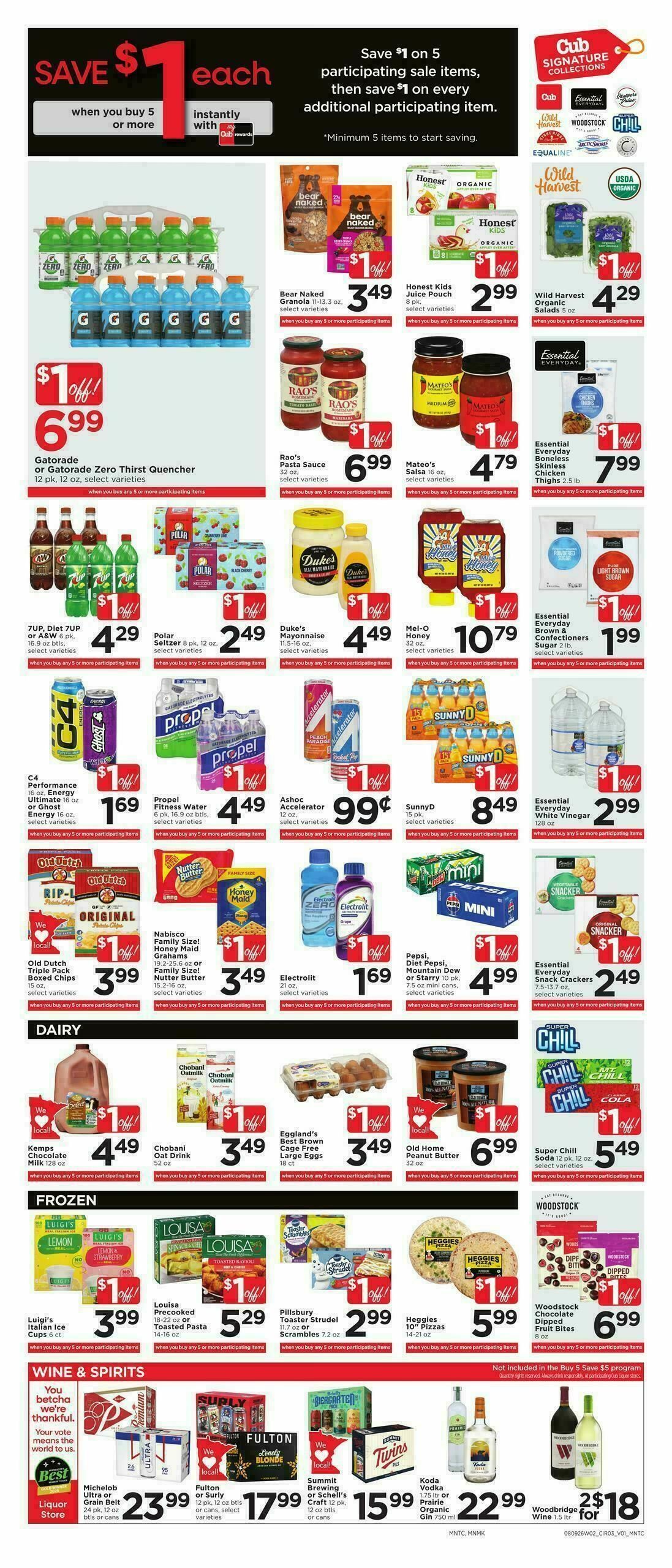 Cub Foods Weekly Ad from August 9