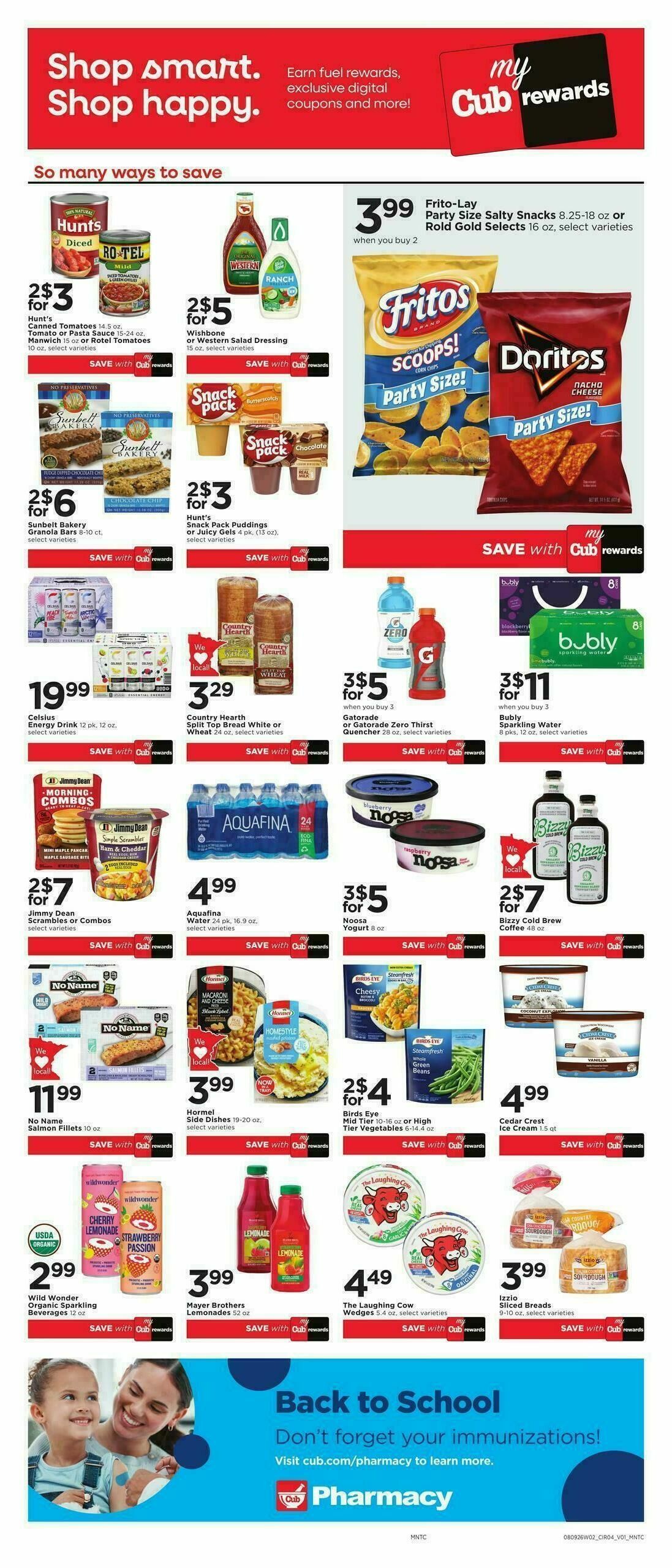 Cub Foods Weekly Ad from August 9