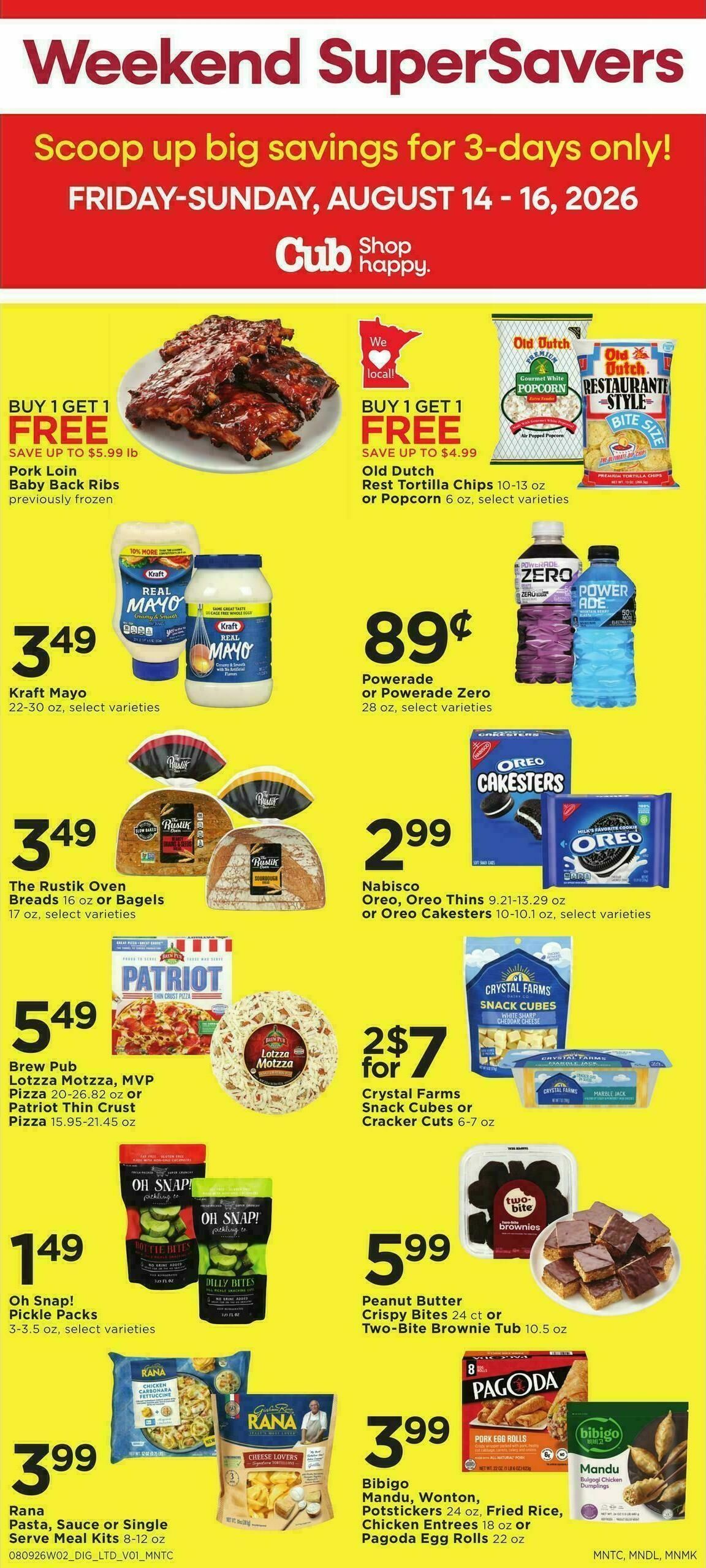 Cub Foods Weekly Ad from August 9