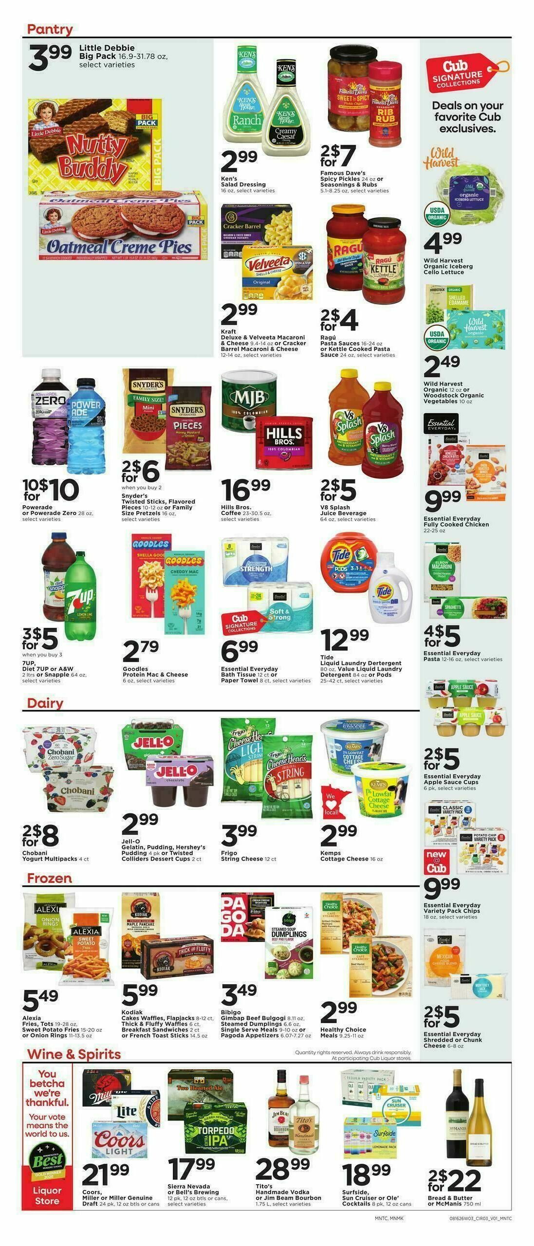 Cub Foods Weekly Ad from August 16