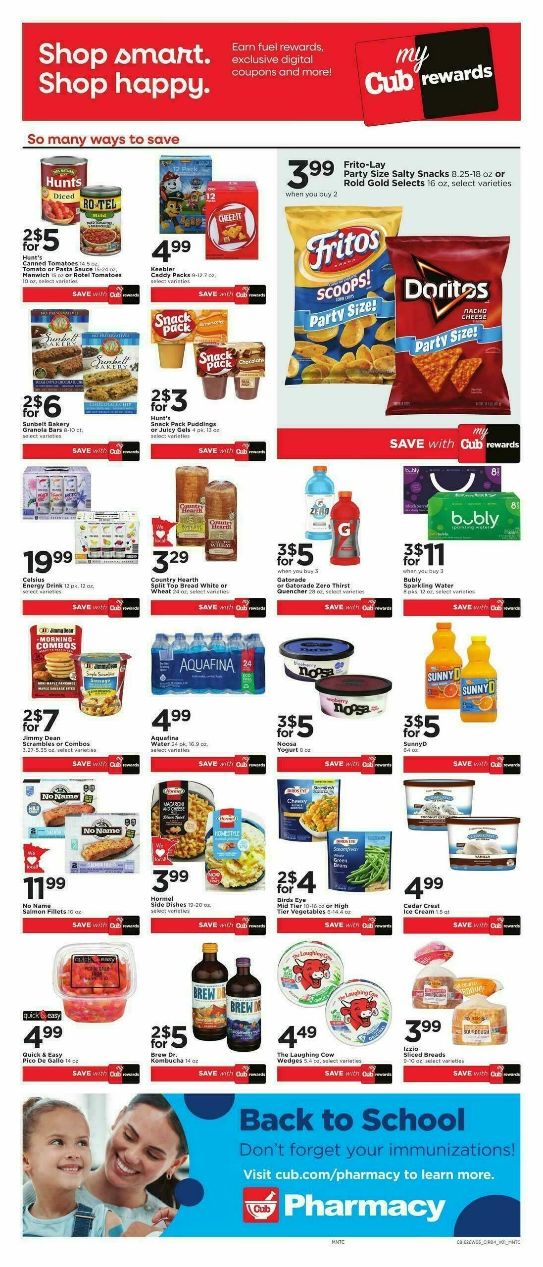 Cub Foods Weekly Ad from August 16