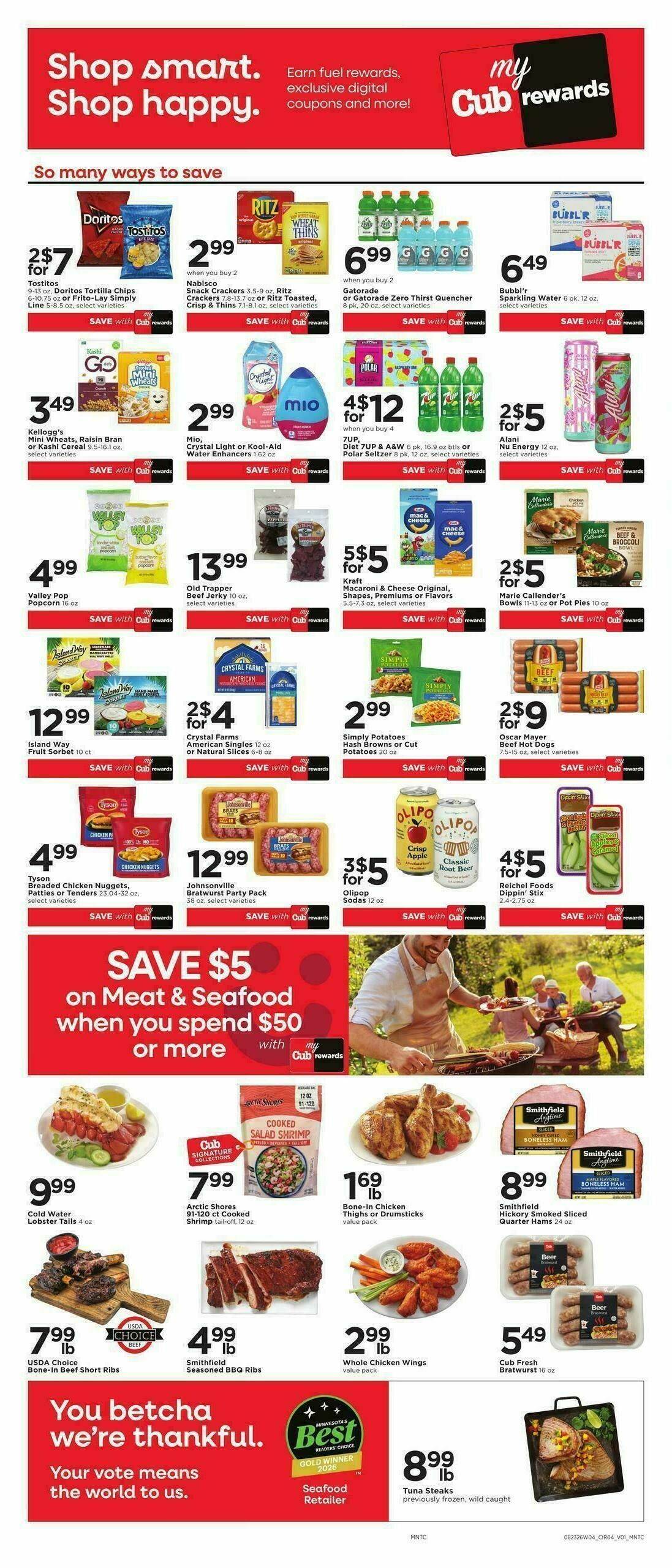 Cub Foods Weekly Ad from August 23
