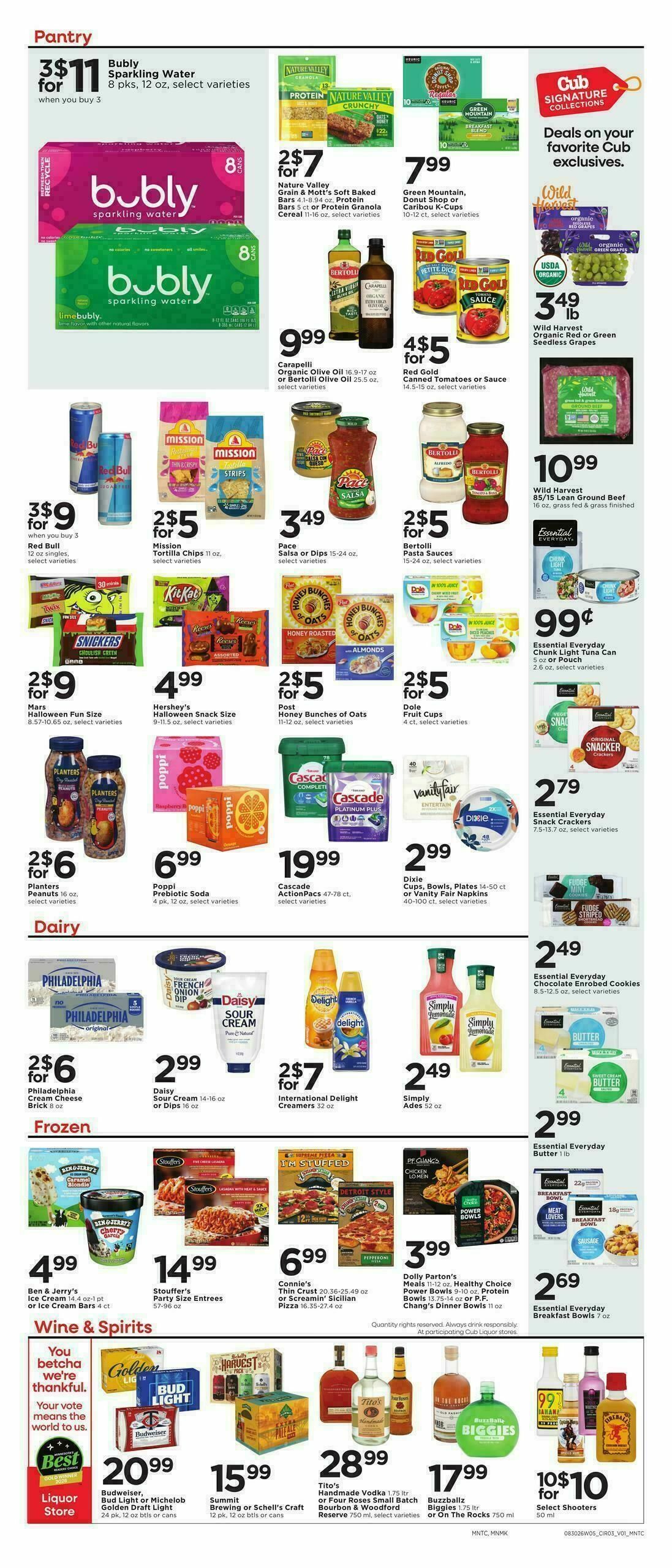 Cub Foods Weekly Ad from August 30
