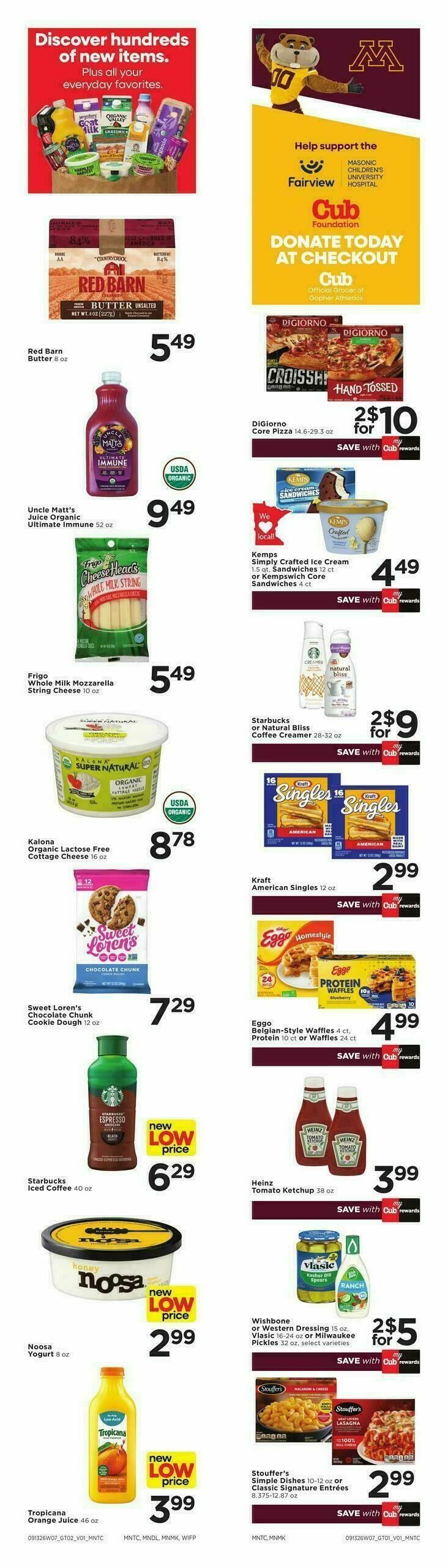 Cub Foods Weekly Ad from September 13