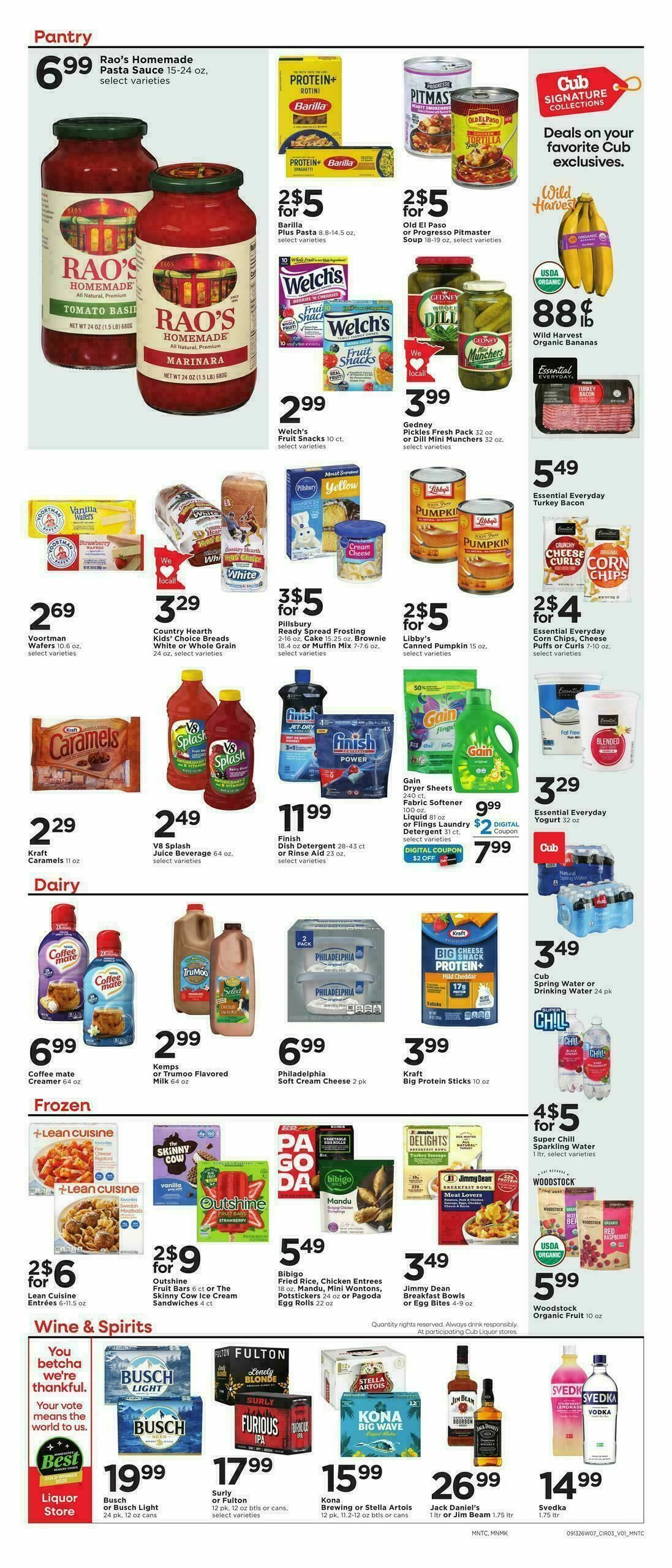 Cub Foods Weekly Ad from September 13