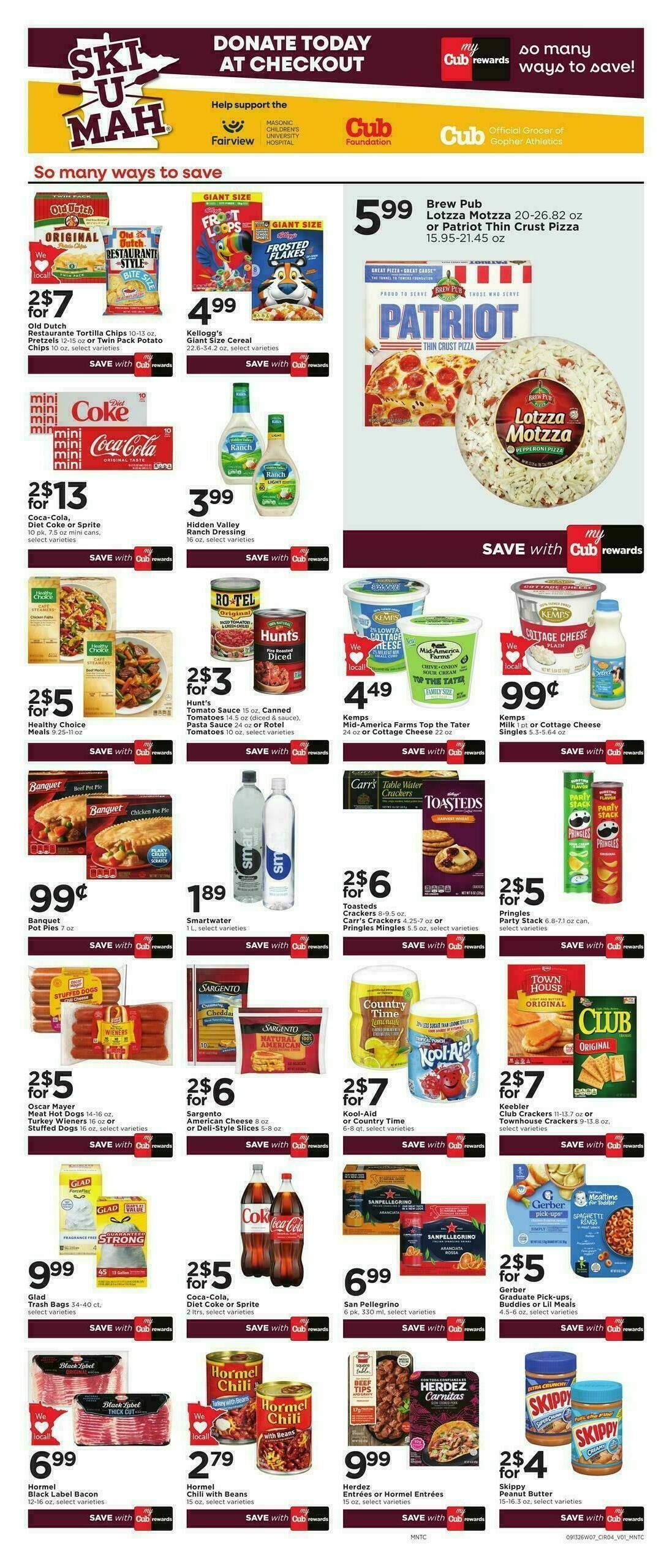 Cub Foods Weekly Ad from September 13