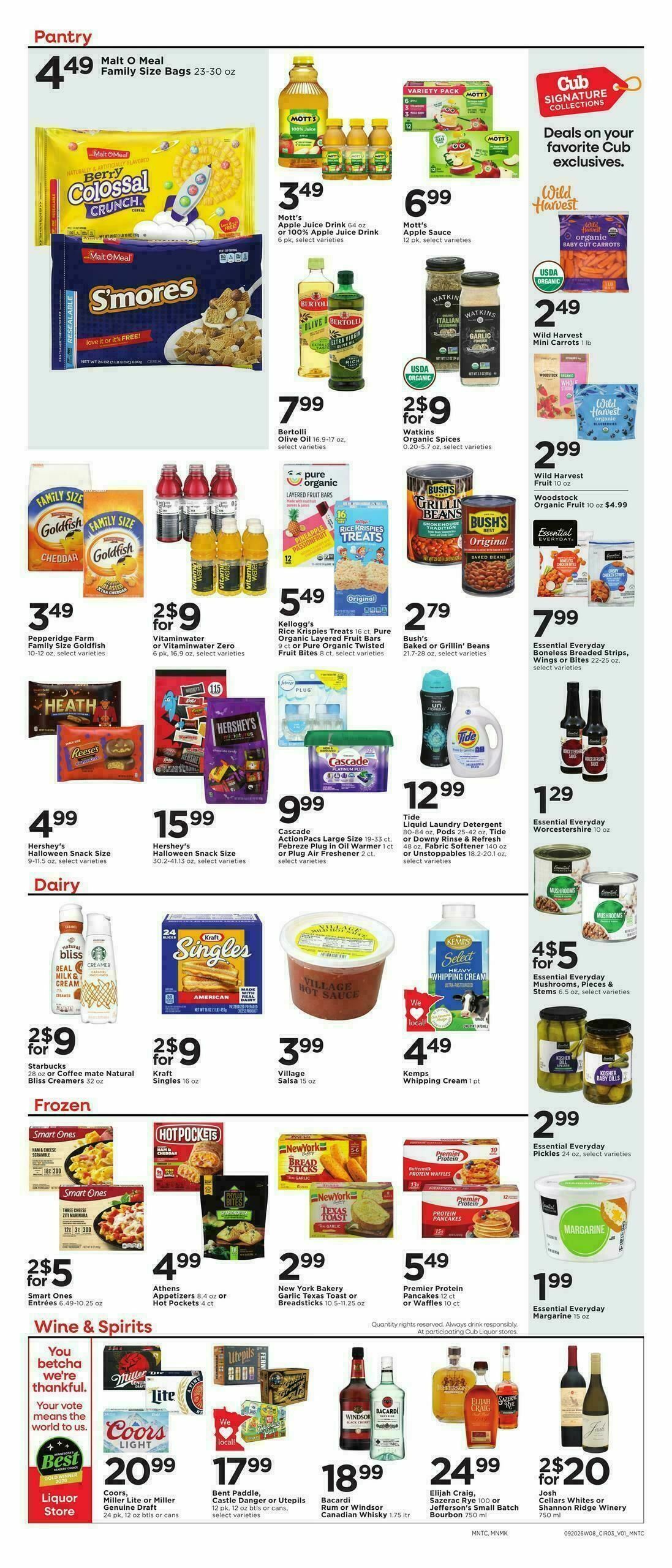Cub Foods Weekly Ad from September 20