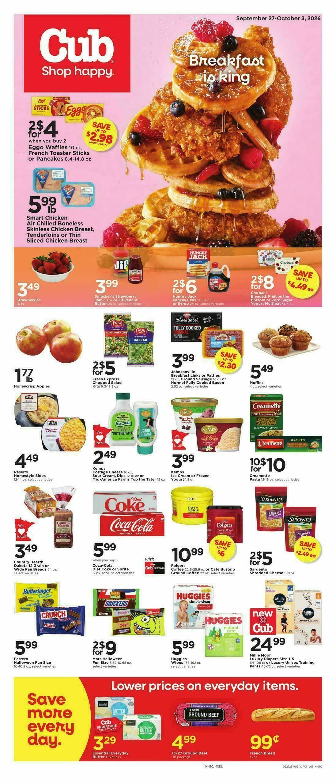 Cub Foods Weekly Ad from September 27