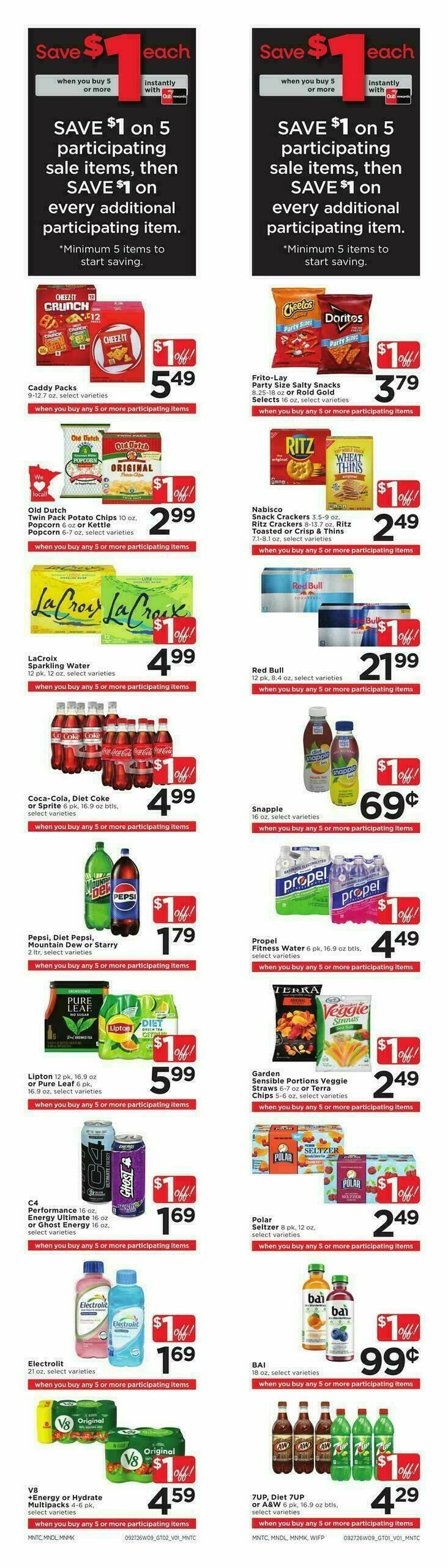 Cub Foods Weekly Ad from September 27