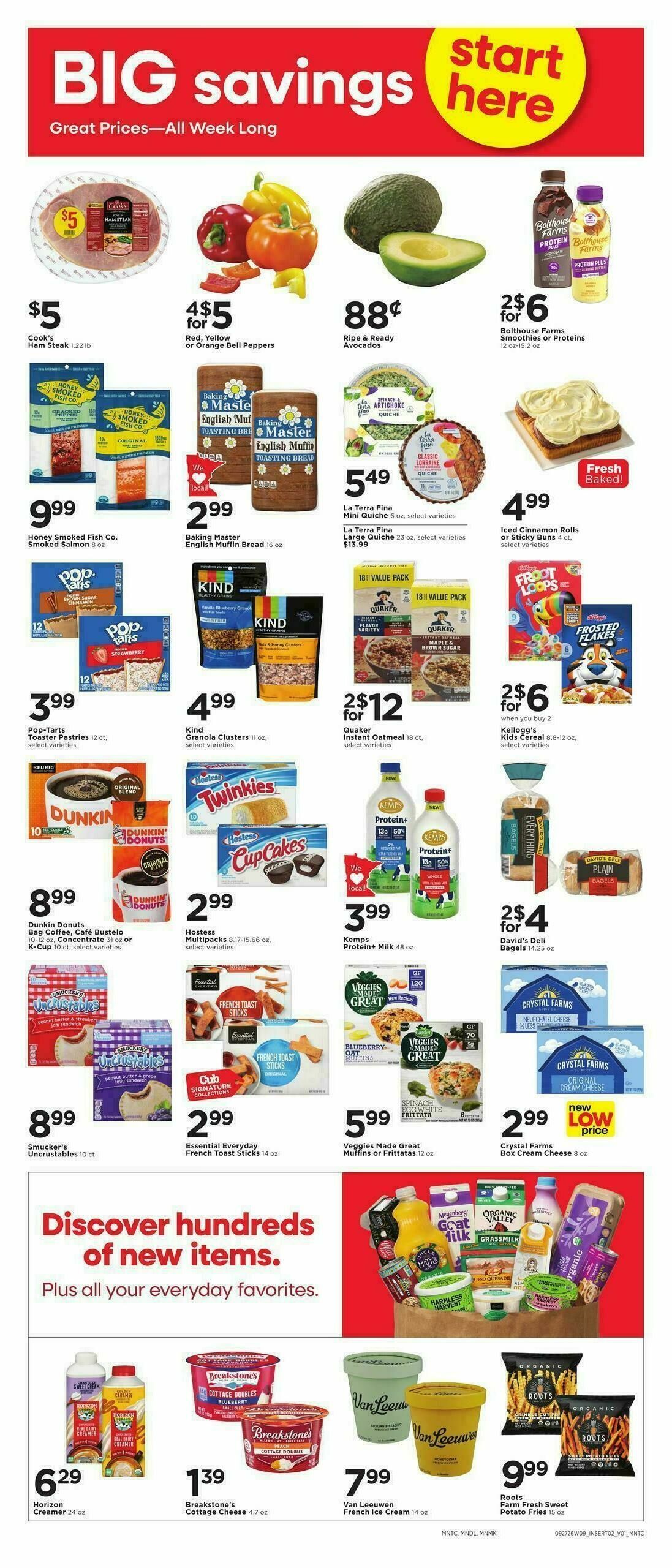 Cub Foods Weekly Ad from September 27