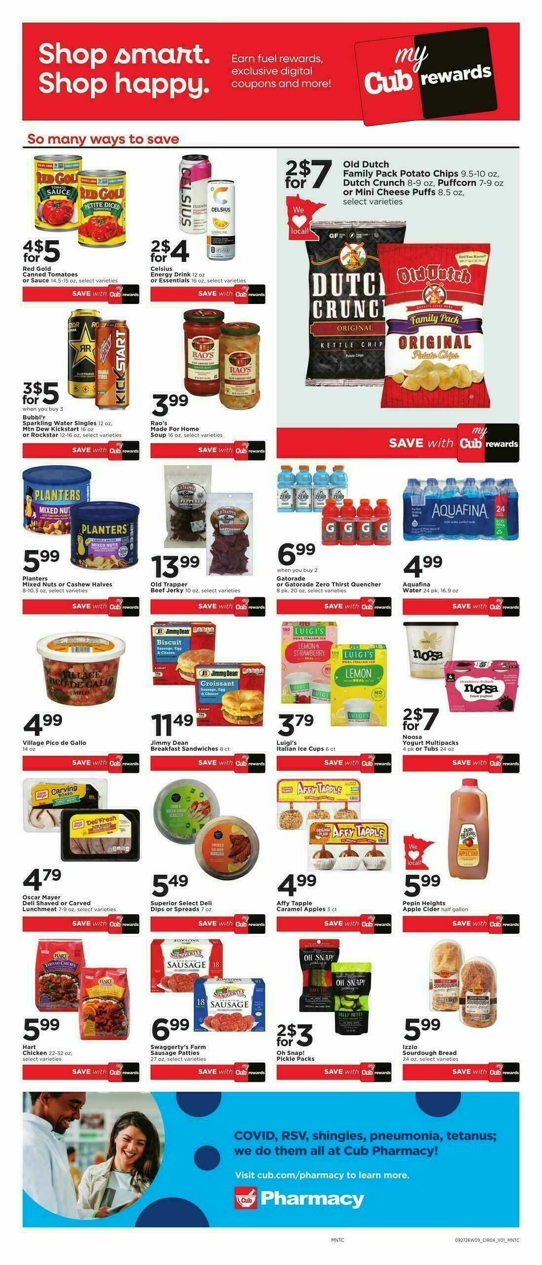 Cub Foods Weekly Ad from September 27