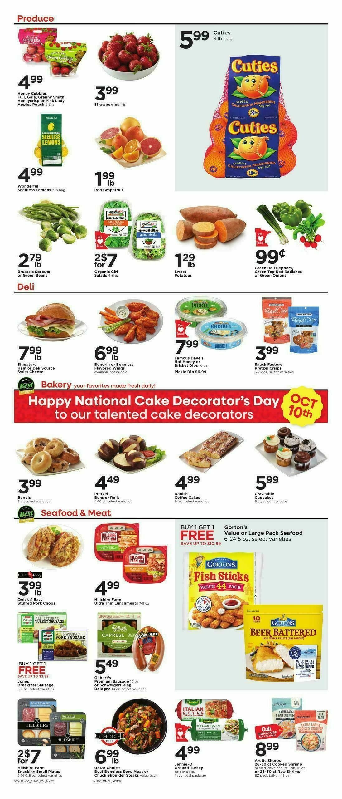 Cub Foods Weekly Ad from October 4