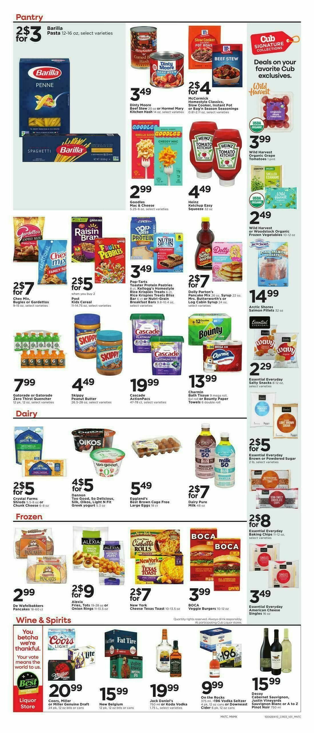 Cub Foods Weekly Ad from October 4