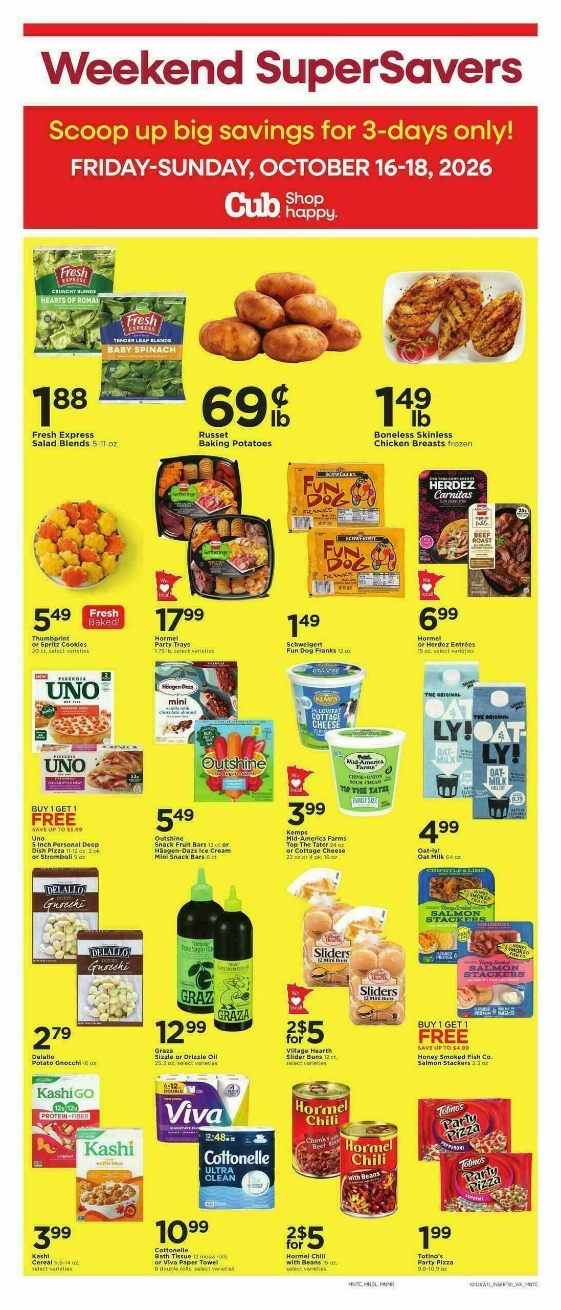 Cub Foods Weekly Ad from October 11