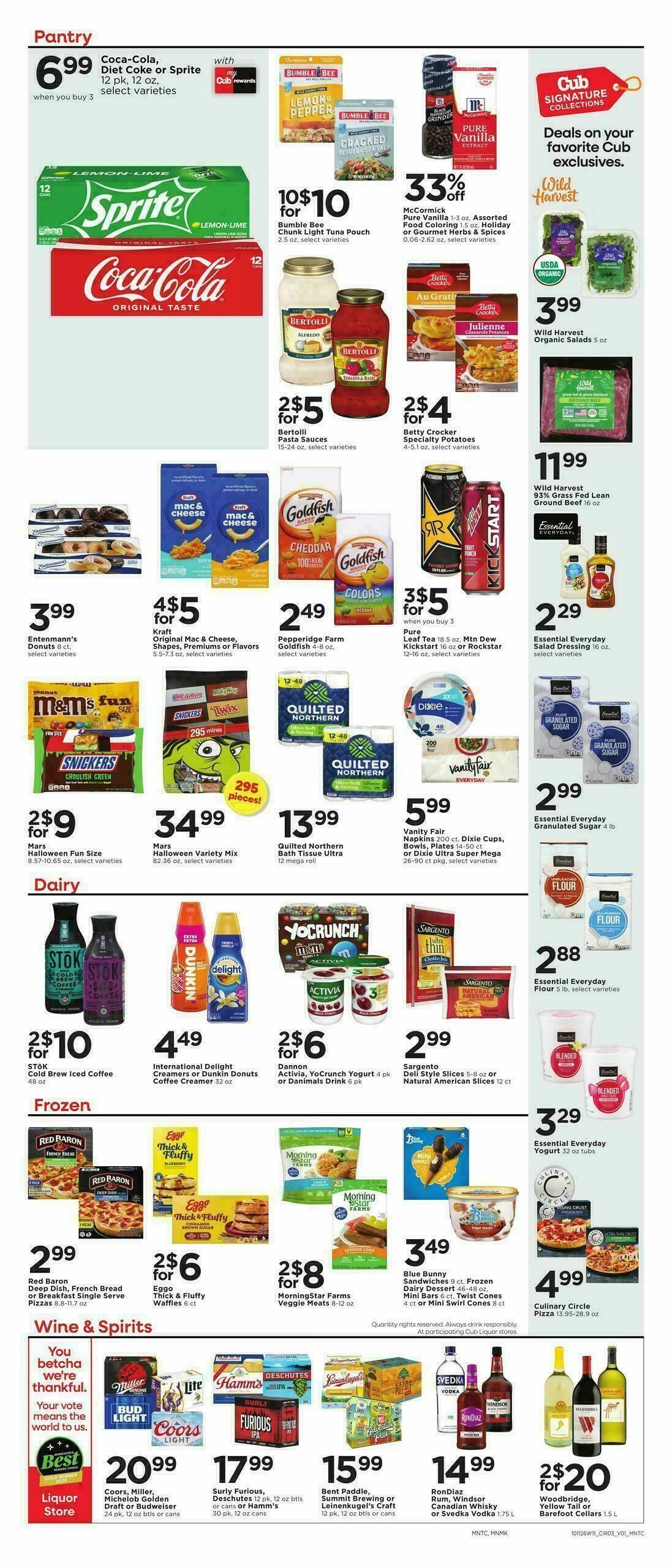 Cub Foods Weekly Ad from October 11