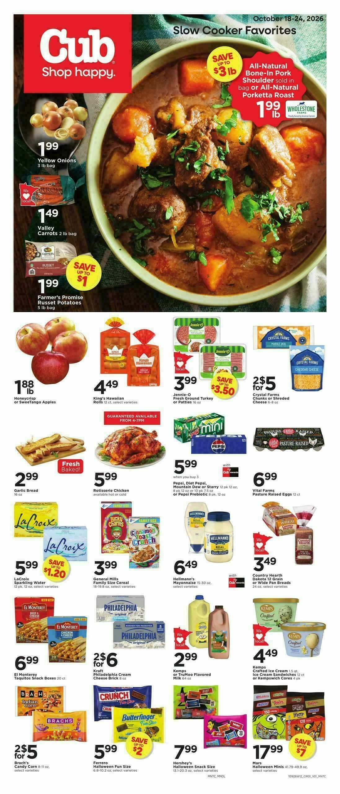 Cub Foods Weekly Ad from October 18