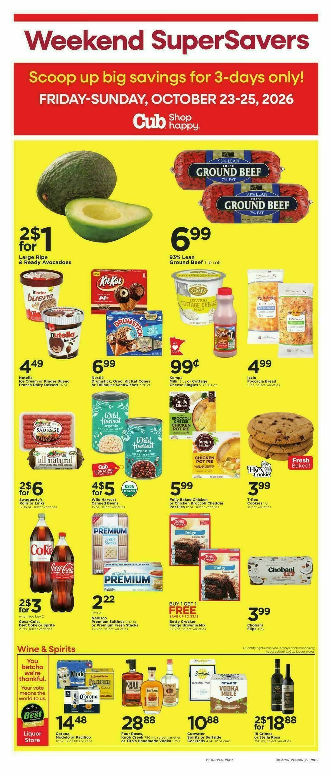 Cub Foods Weekly Ad from October 18