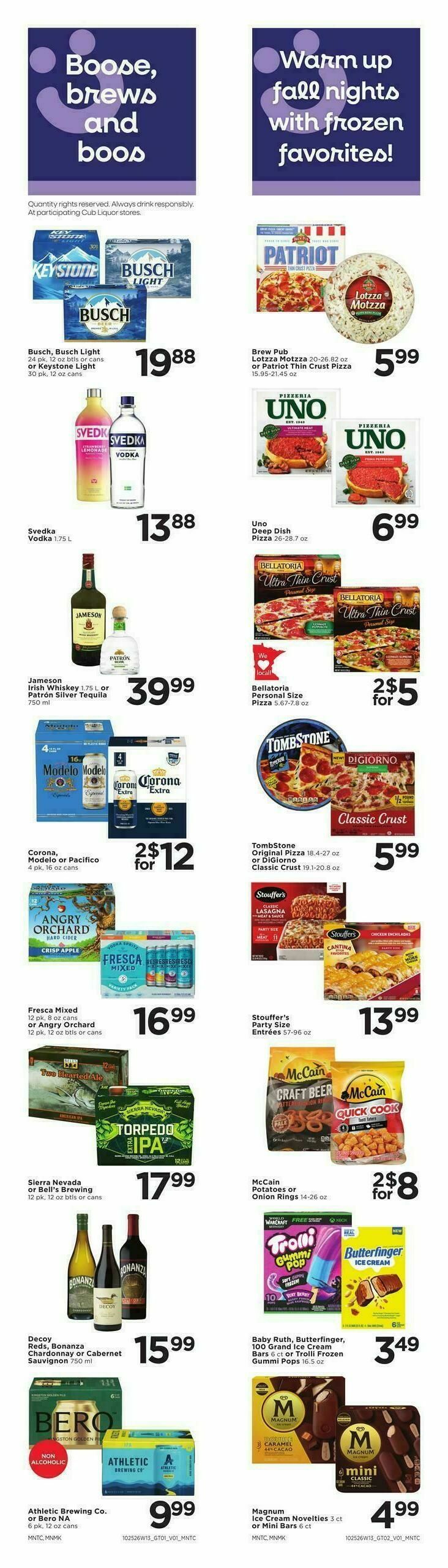 Cub Foods Weekly Ad from October 25