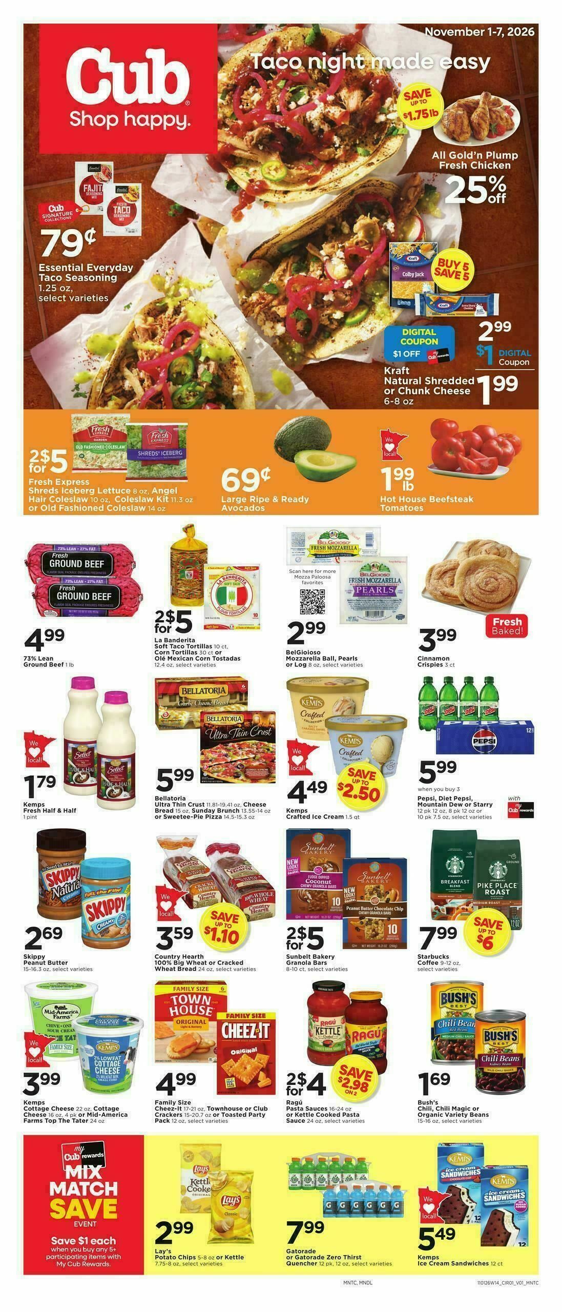 Cub Foods Weekly Ad from November 1