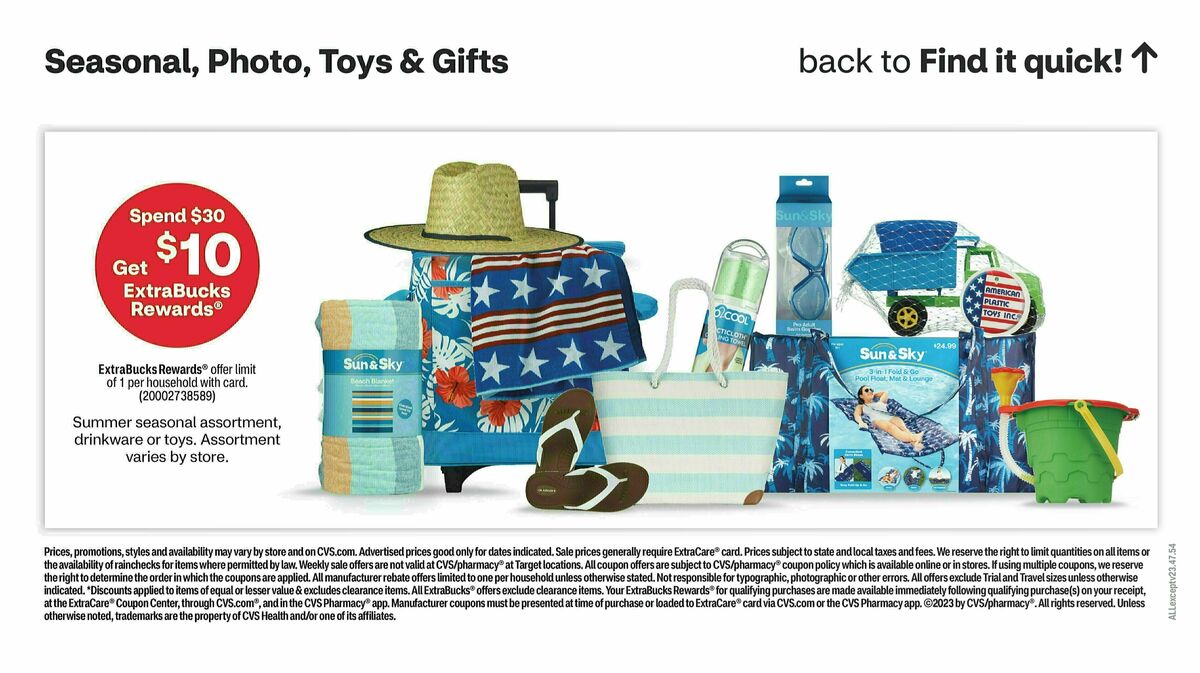CVS Pharmacy Weekly Ad from July 2