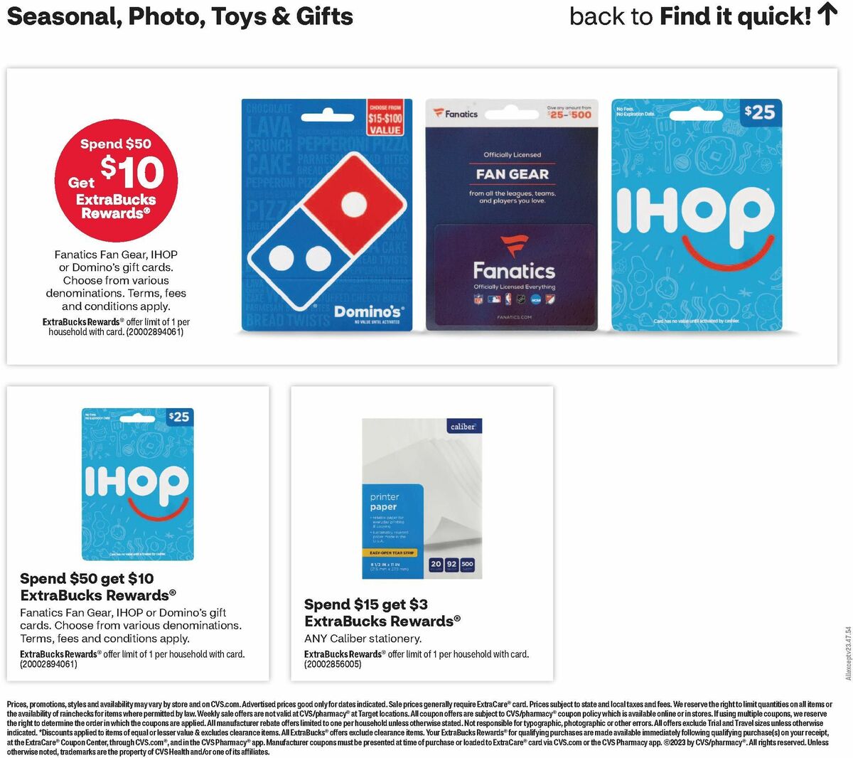 CVS Pharmacy Weekly Ad from July 9