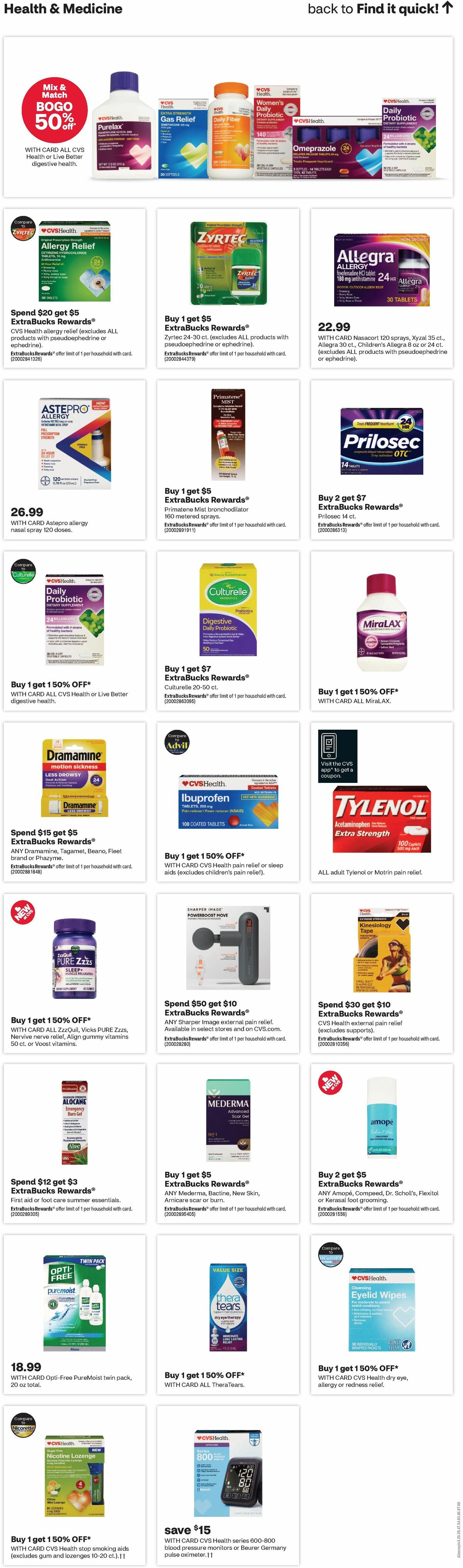 CVS Pharmacy Weekly Ad from July 9