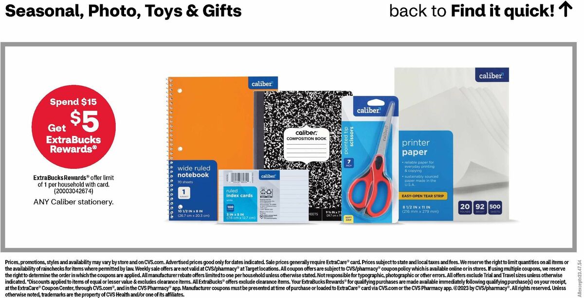 CVS Pharmacy Weekly Ad from July 23