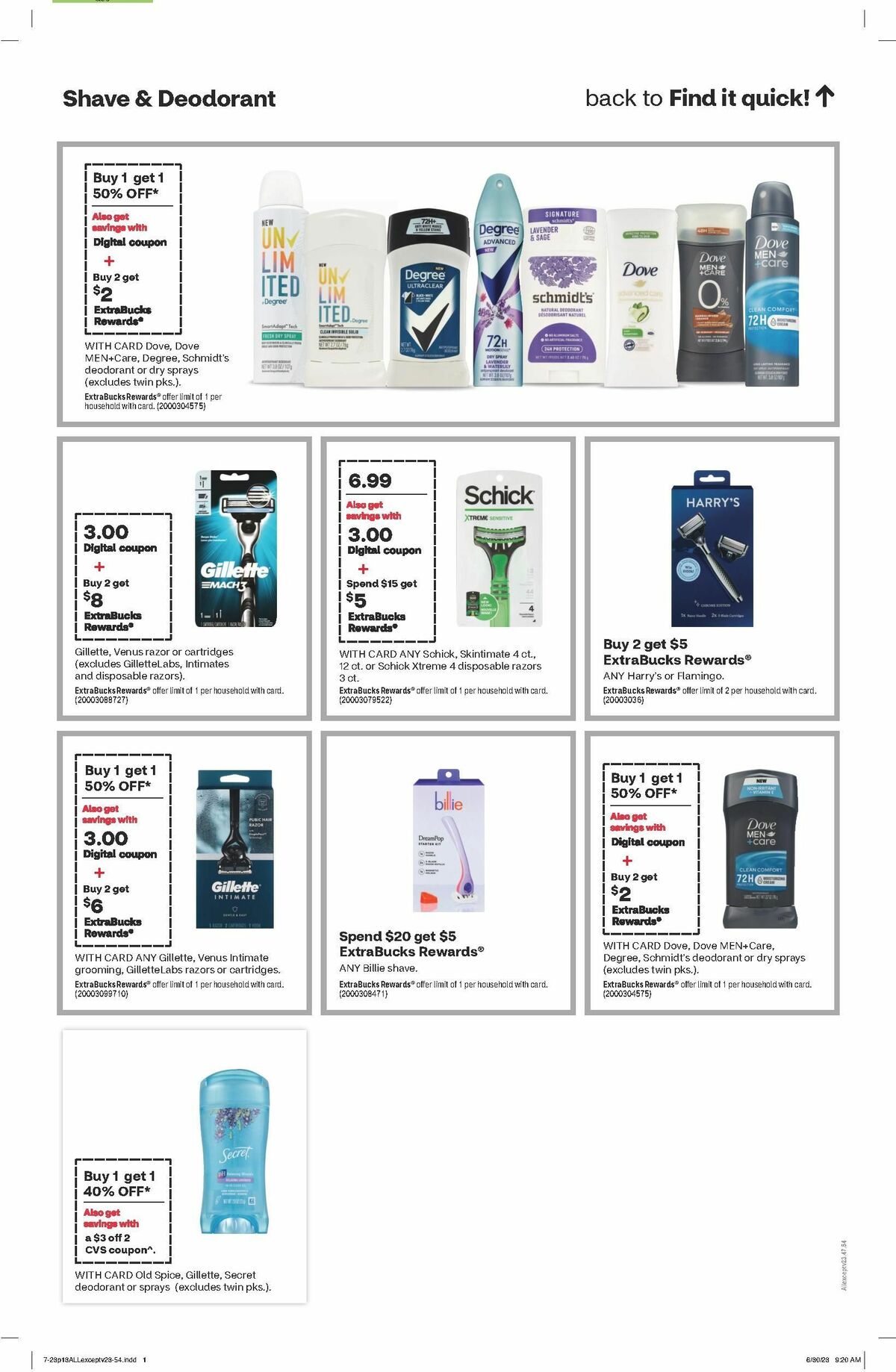 CVS Pharmacy Weekly Ad from July 23