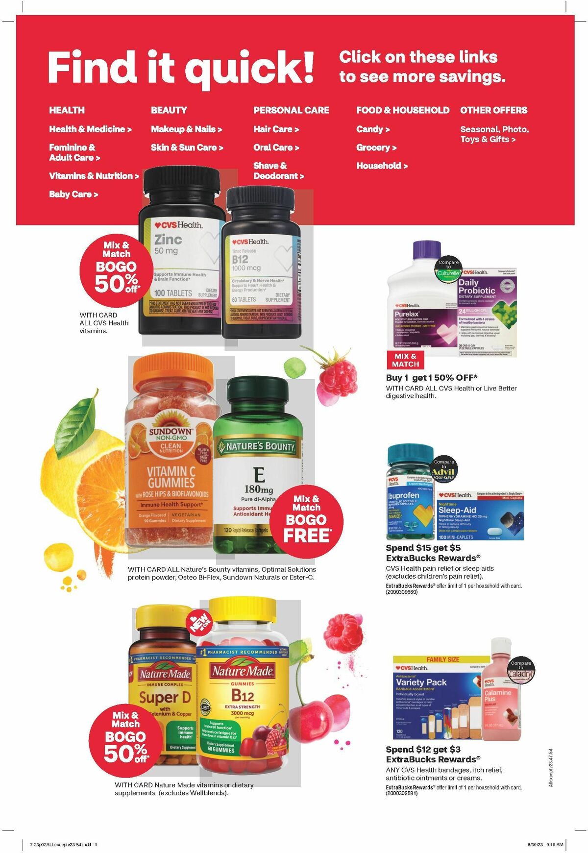 CVS Pharmacy Weekly Ad from July 23