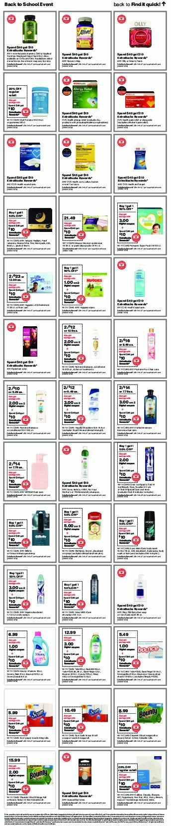 CVS Pharmacy Weekly Ad from July 30