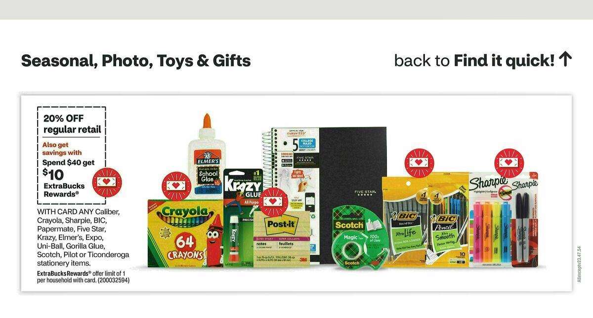 CVS Pharmacy Weekly Ad from August 6