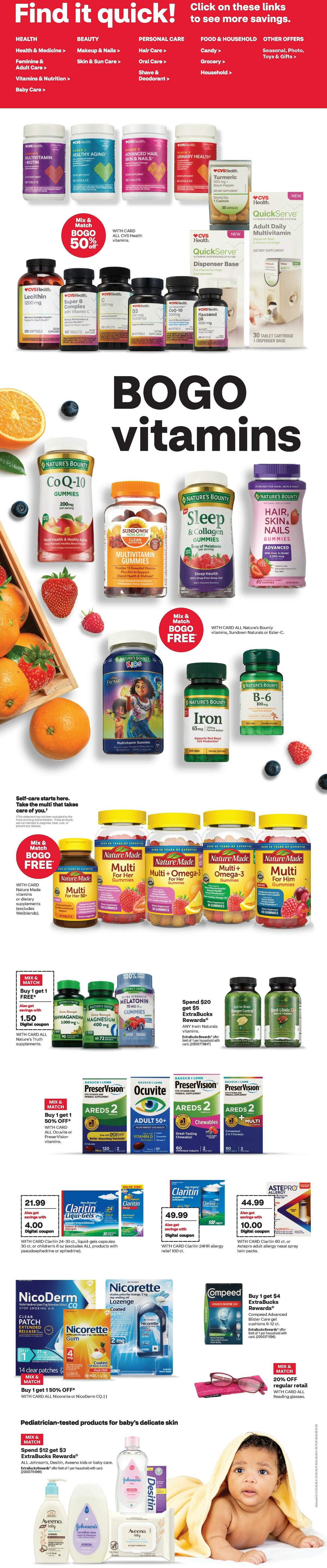 CVS Pharmacy Weekly Ad from September 10