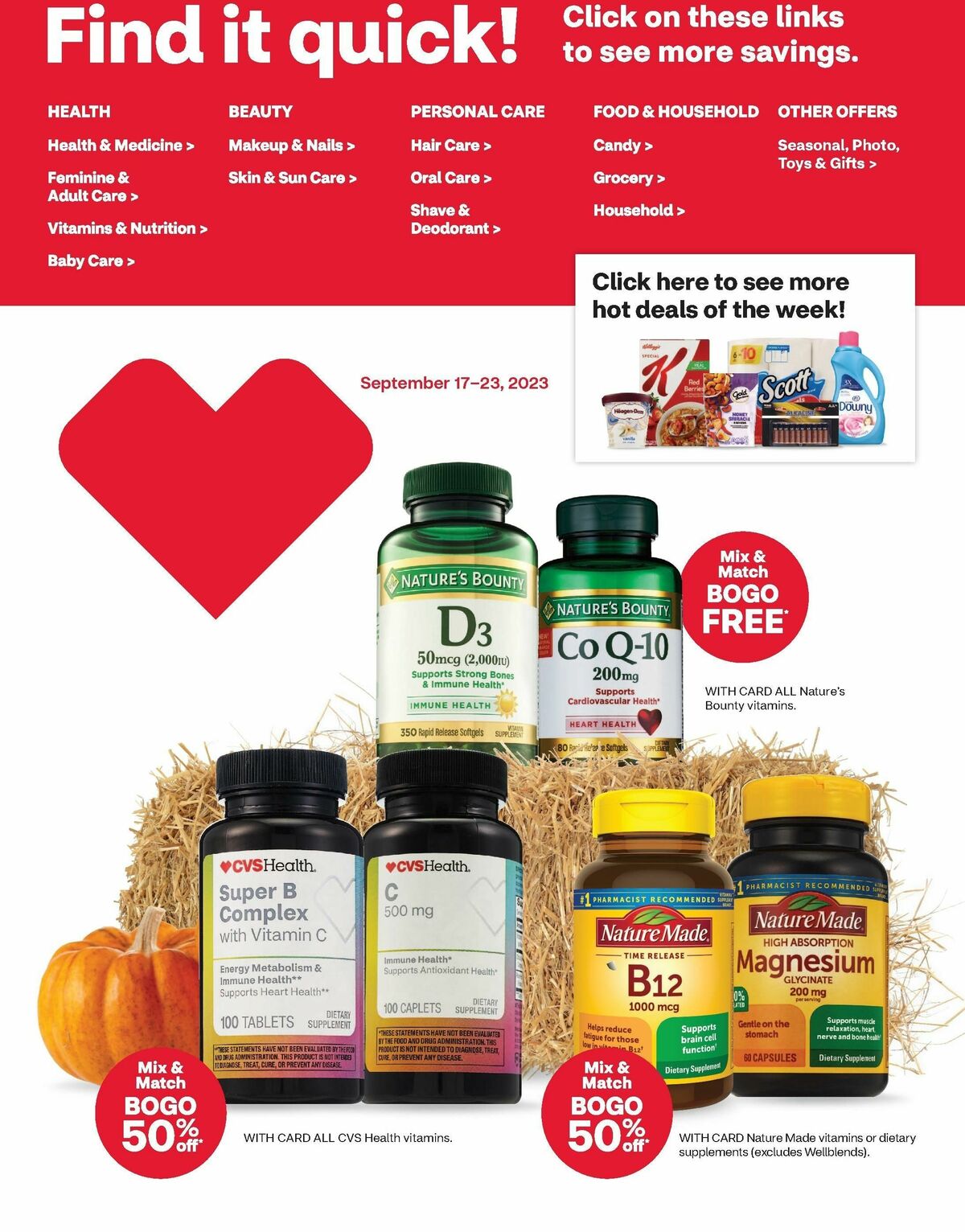 CVS Pharmacy Weekly Ad from September 17