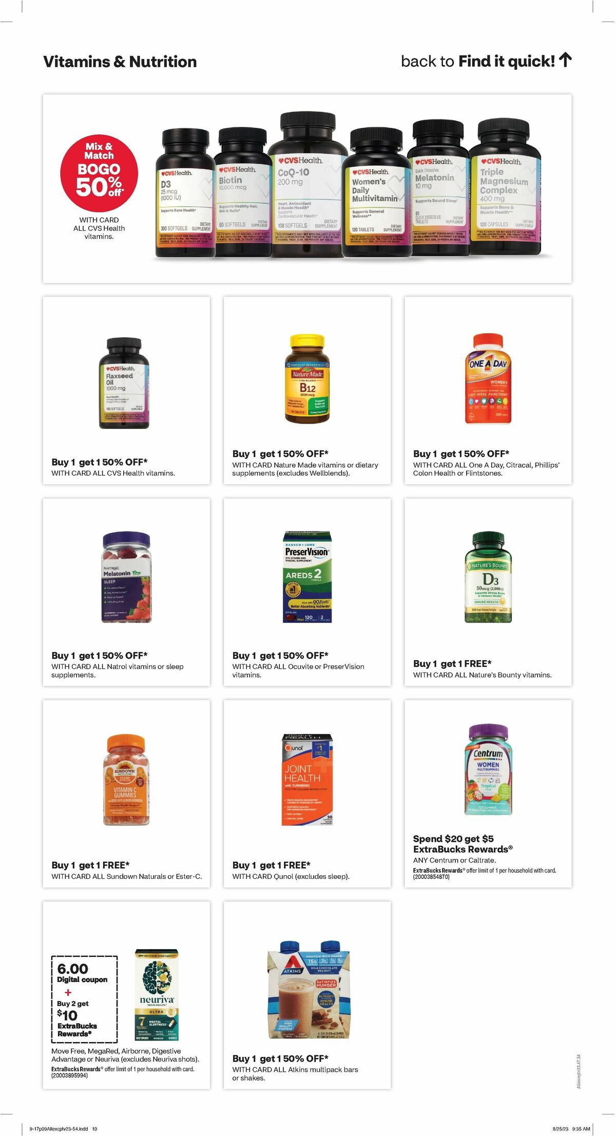 CVS Pharmacy Weekly Ad from September 17