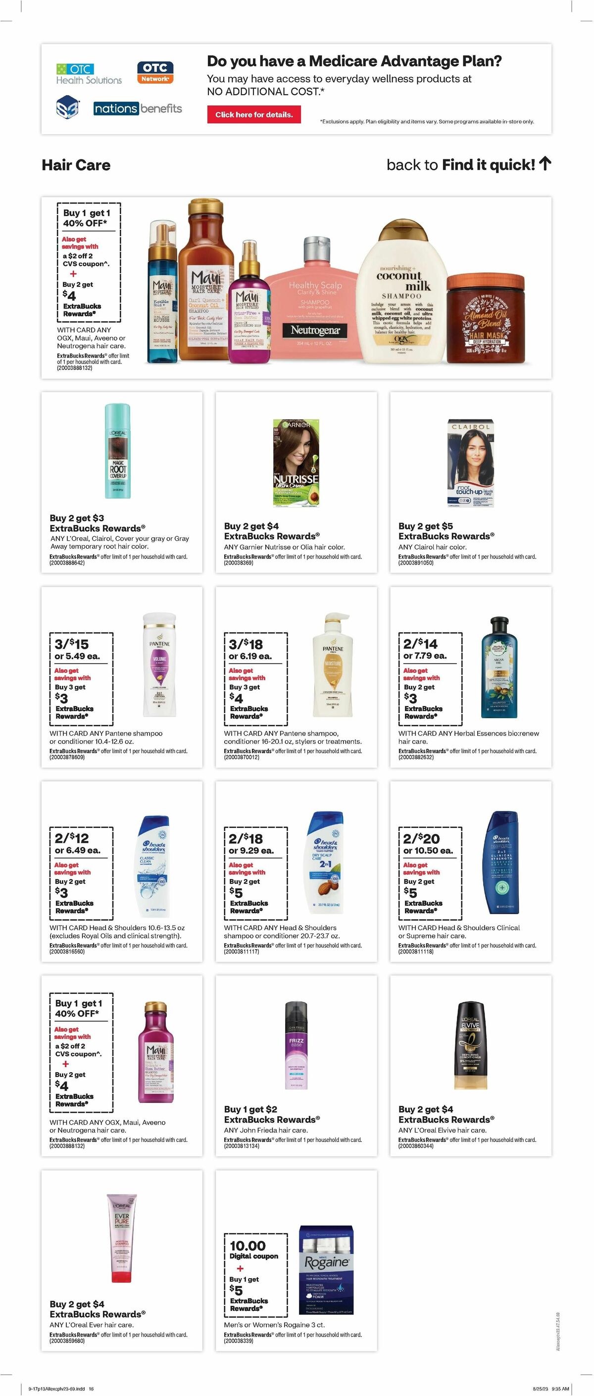 CVS Pharmacy Weekly Ad from September 17
