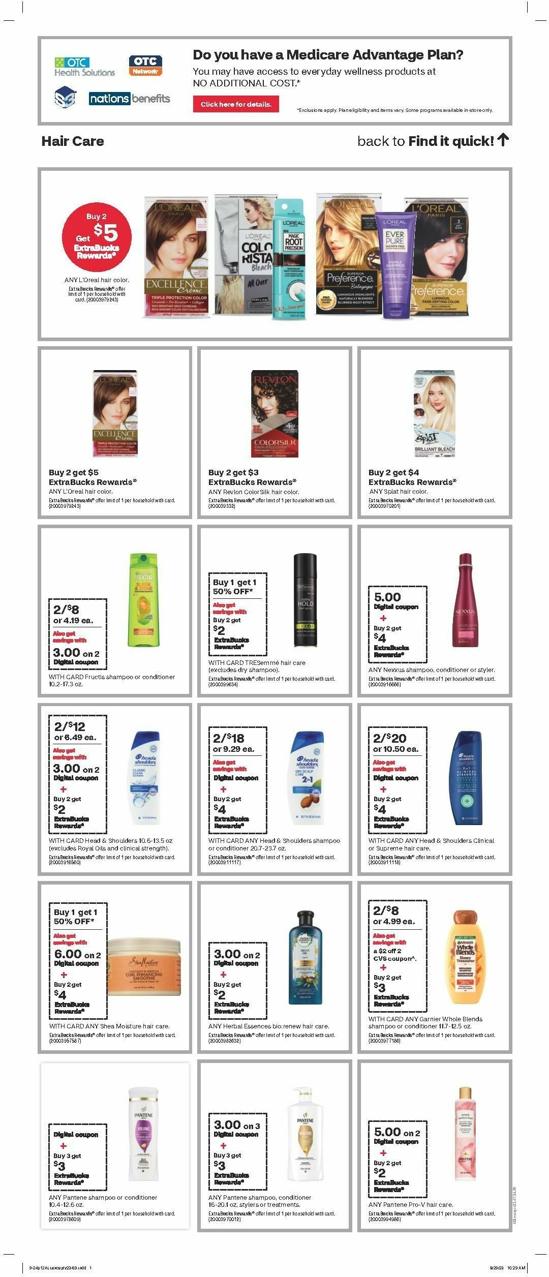 CVS Pharmacy Weekly Ad from September 24