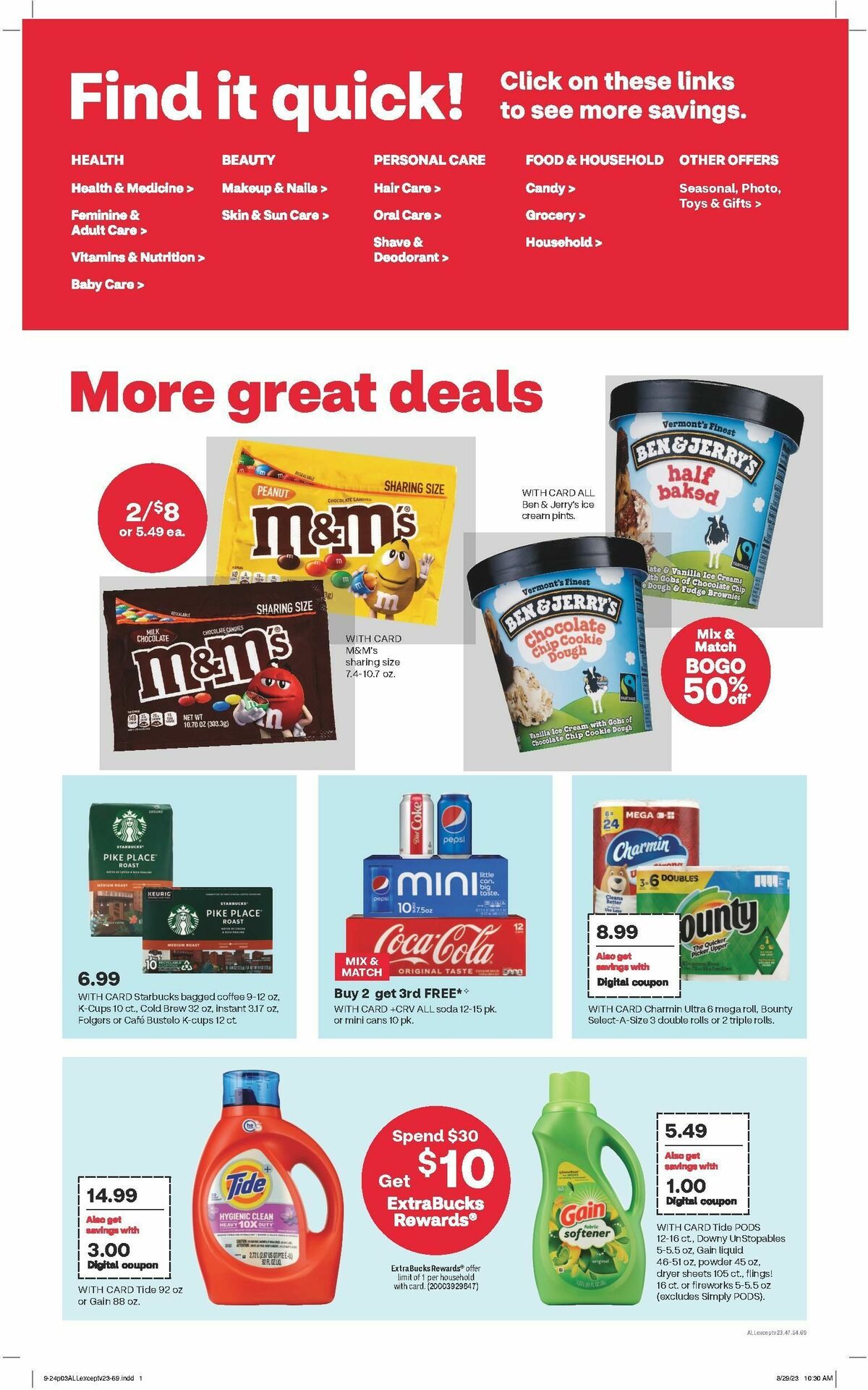 CVS Pharmacy Weekly Ad from September 24