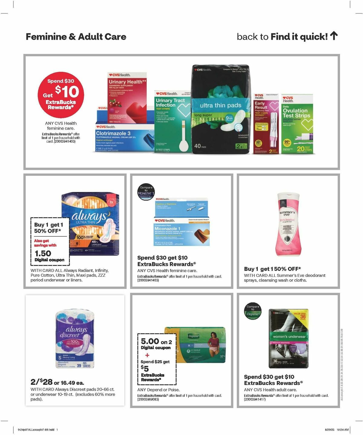 CVS Pharmacy Weekly Ad from September 24