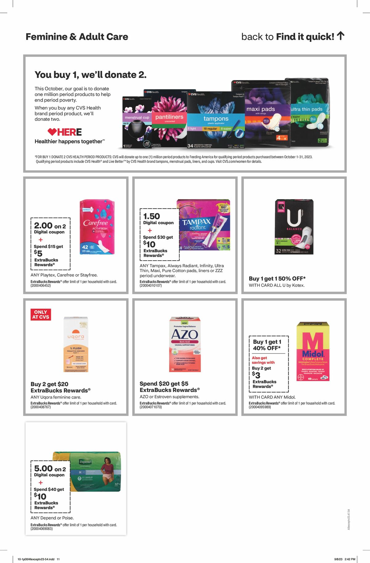 CVS Pharmacy Weekly Ad from October 1