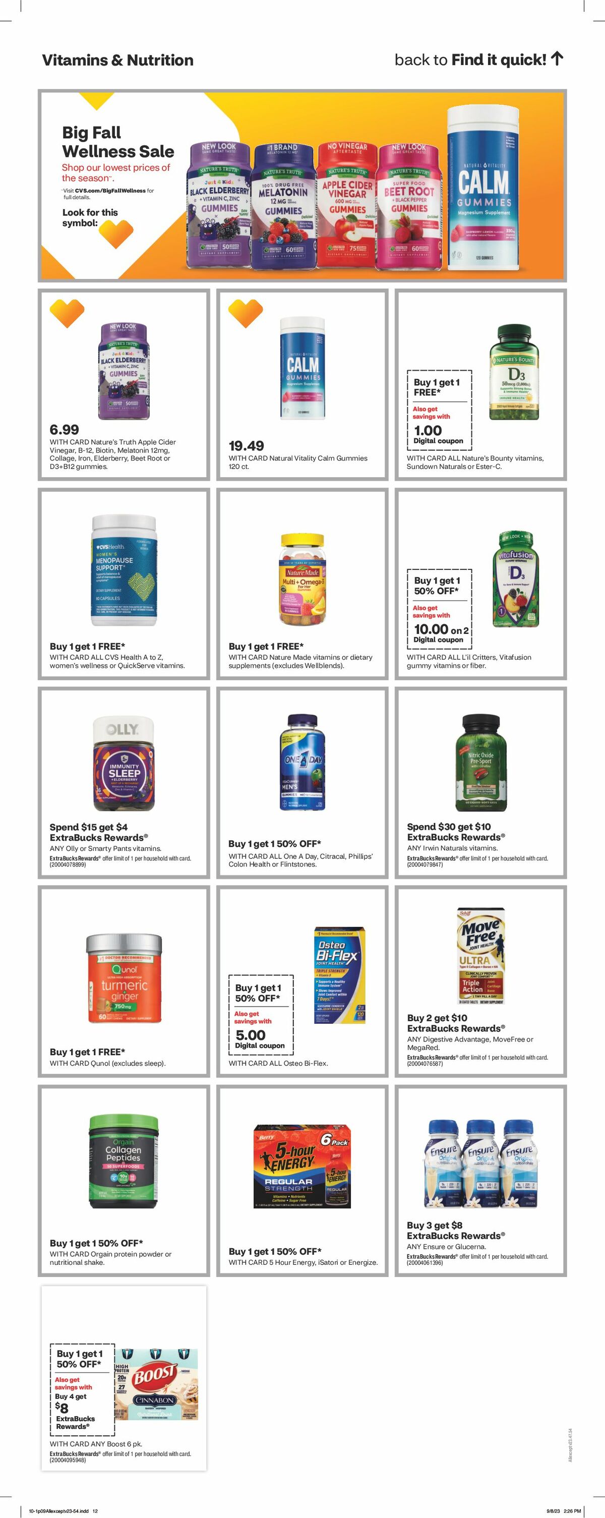 CVS Pharmacy Weekly Ad from October 1